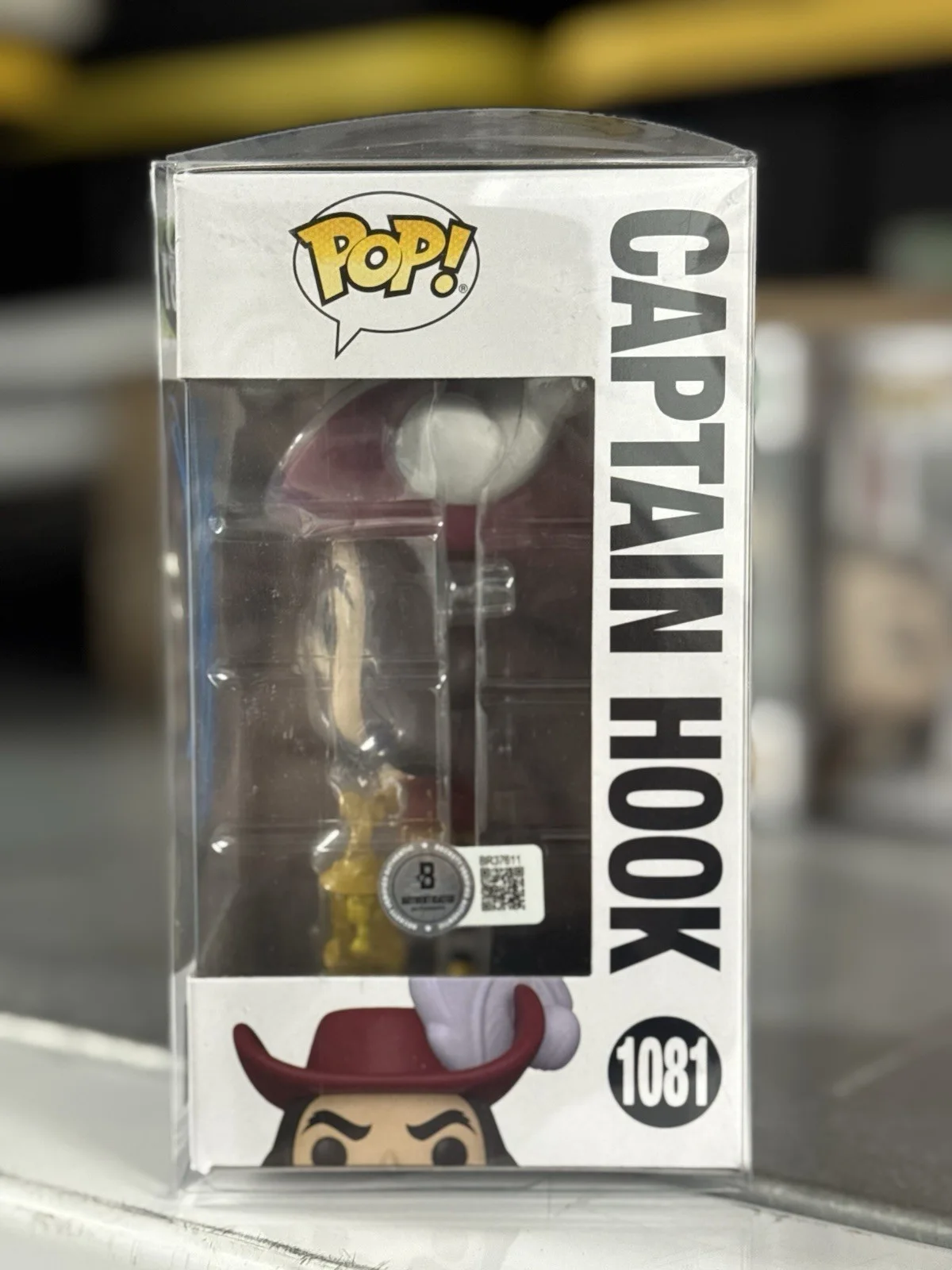 Dustin Hoffman Signed Captain Hook Peter Pan Autographed Funko Pop Beckett, image 3