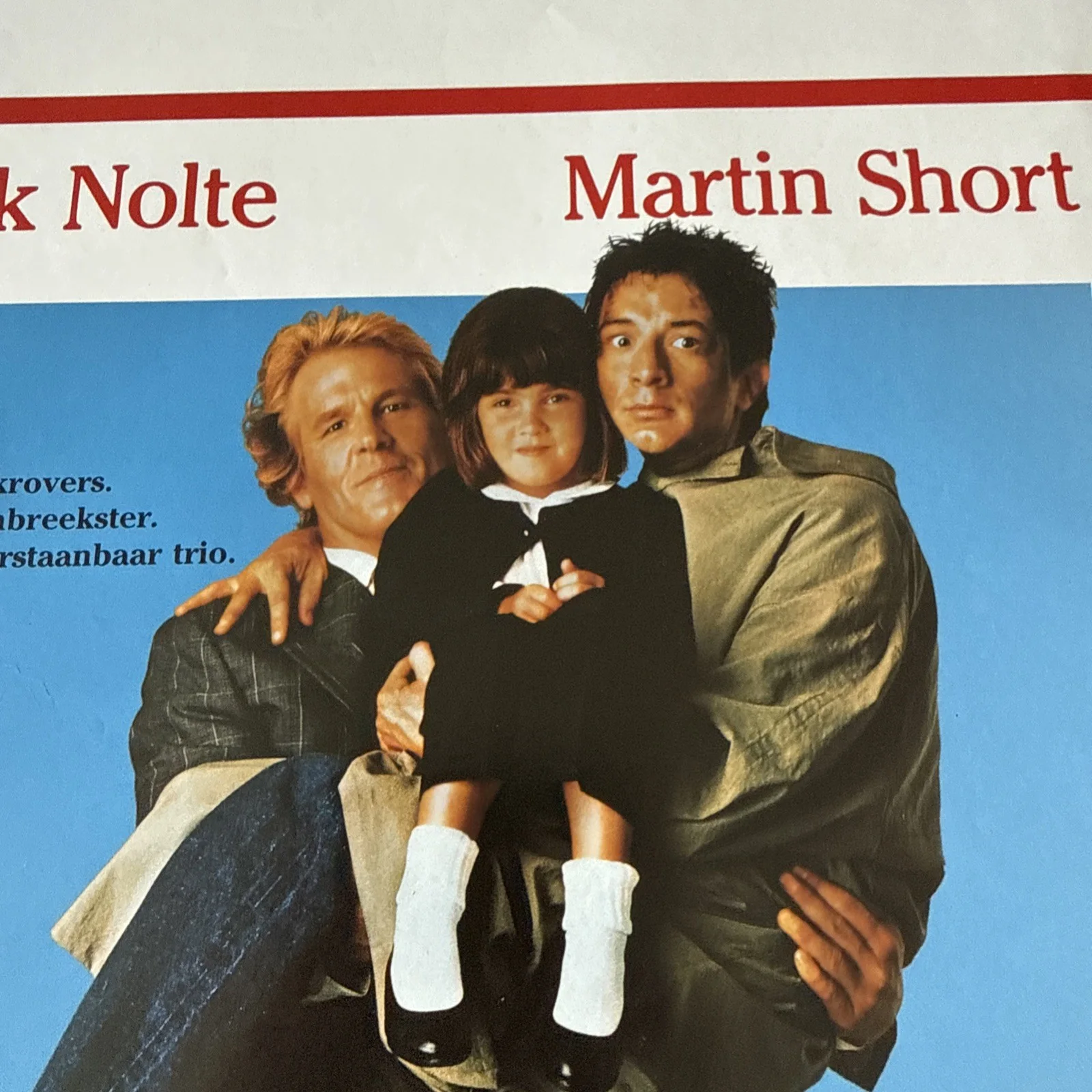 ORIGINAL Belgian MOVIE POSTER THREE FUGITIVES Martin Short Nick Nolte 54x35 08, изображение 4