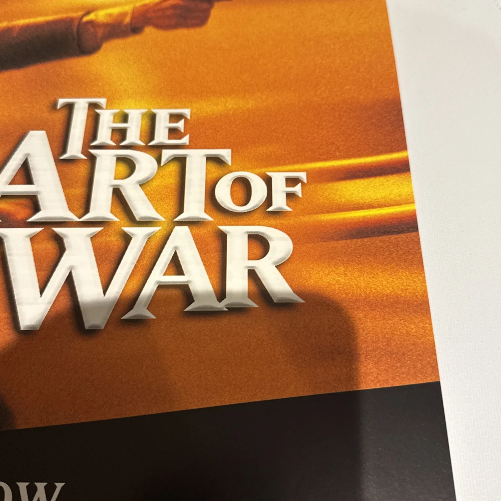 THE ART OF WAR 2000 WESLEY SNIPES ORIGINAL POSTER Video Shop VHS DVD (40), изображение 4