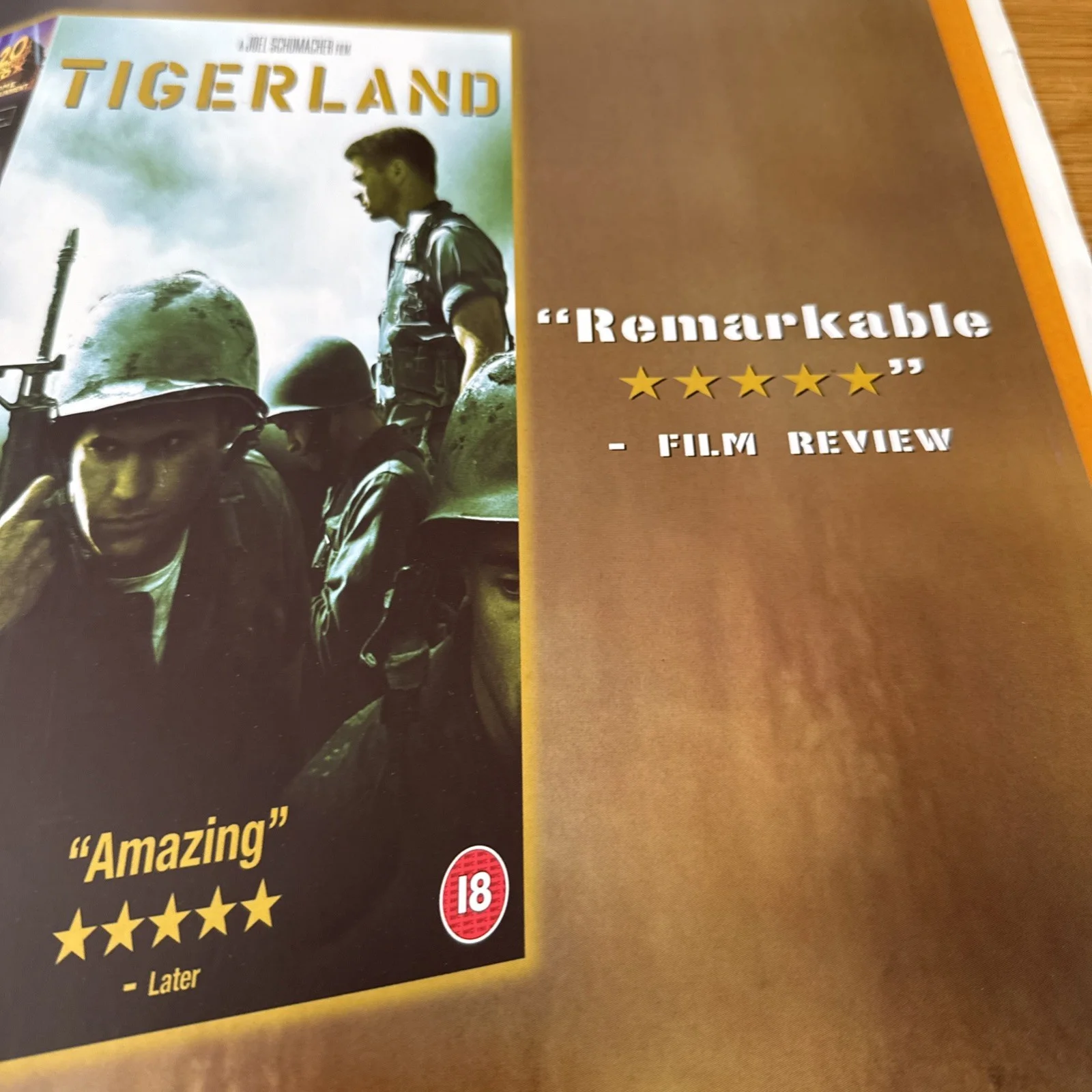 tigerland 2000 colin farrell vintage Video Shop ORIGINAL POSTER A2 42x59.3cm (45, изображение 5