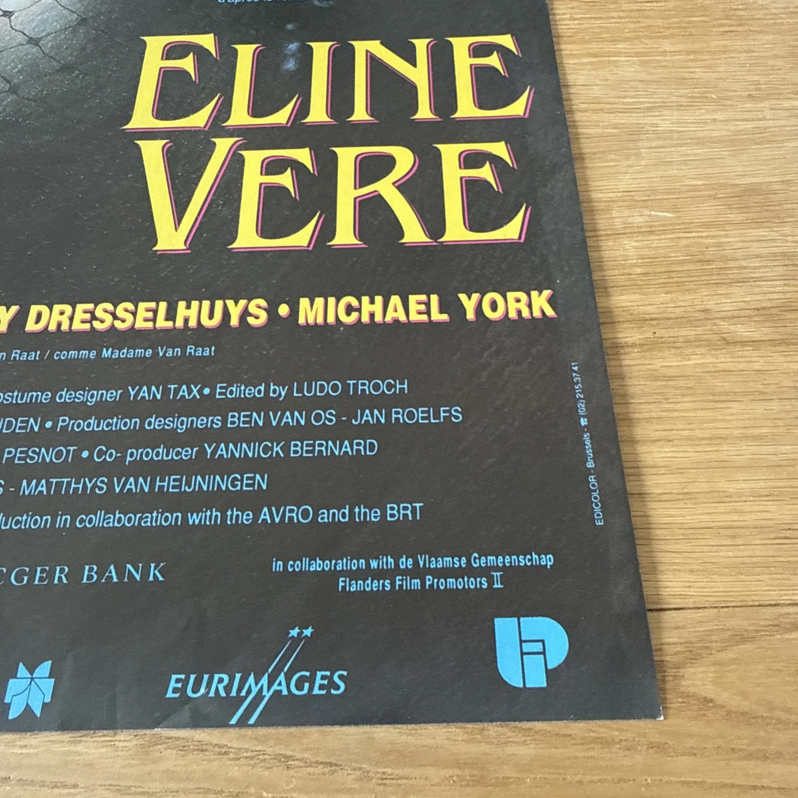 Rare French Film Poster Eline Vere 50x33cm (28), изображение 5