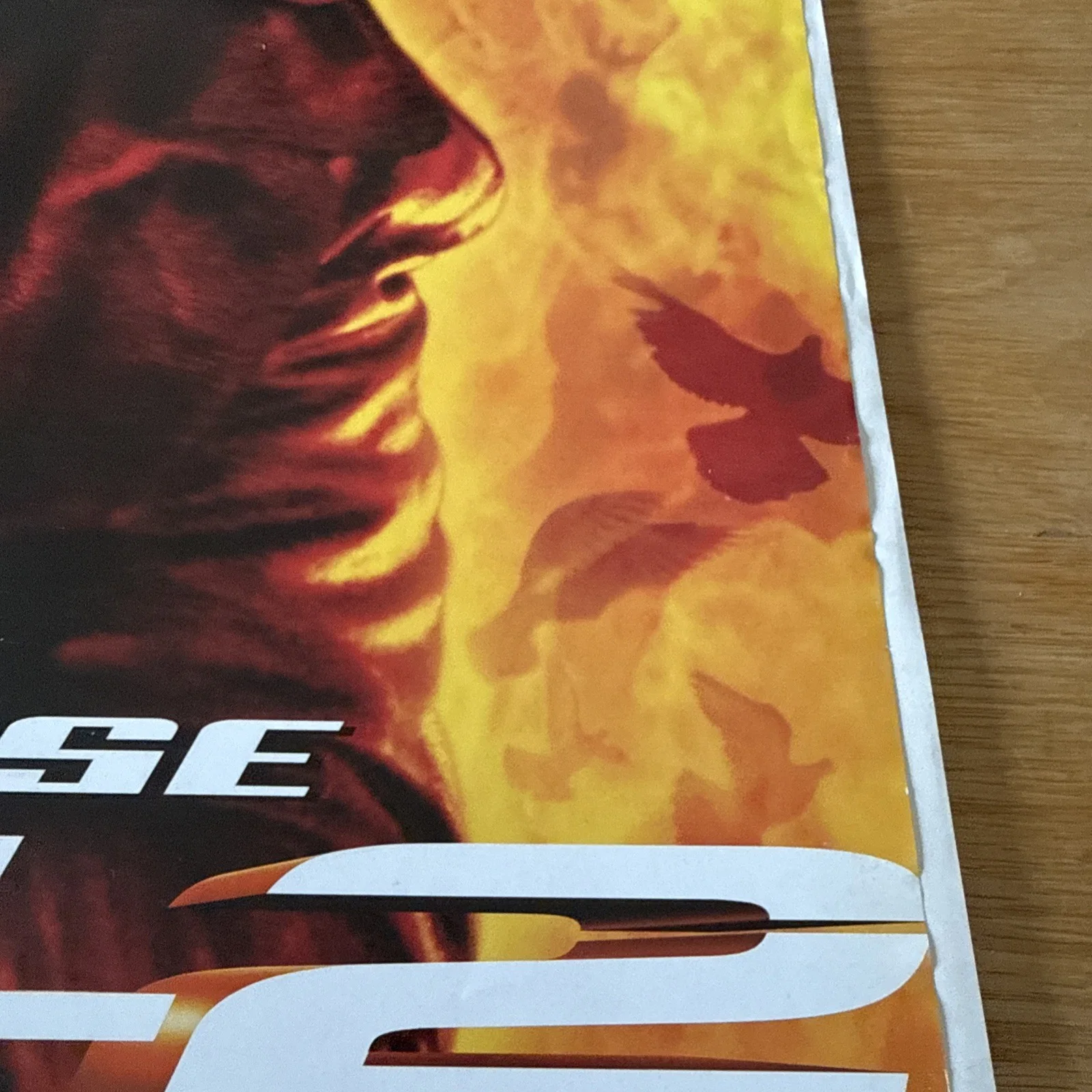 MISSION IMPOSSIBLE 2 2000 MI2 TOM CRUISE POSTER UK ORIGINAL VIDEO SHOP VHS (46, изображение 5