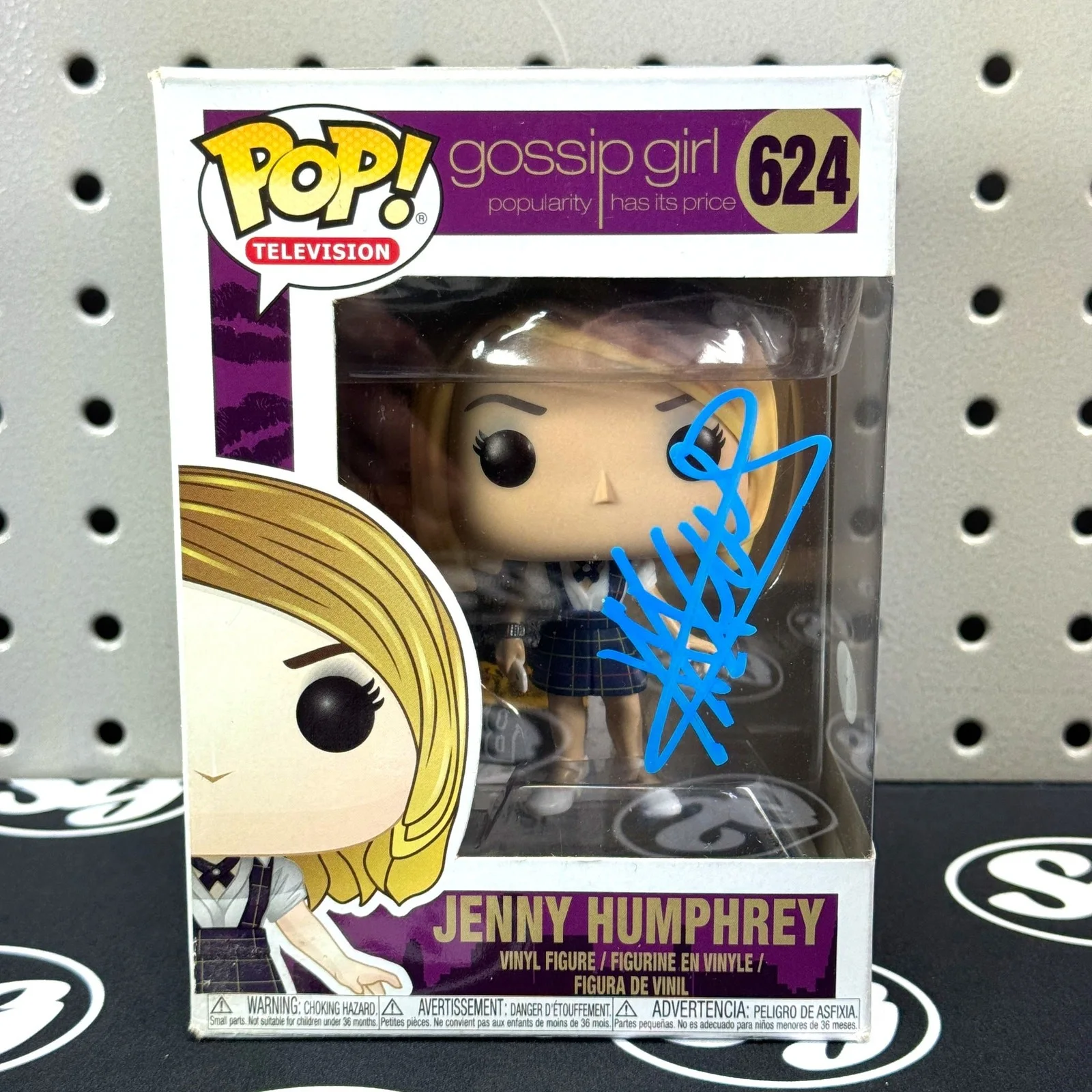 Taylor Momsen — TAYLOR MOMSEN Signed "Gossip Girls" Funko Pop! Vinyl Figure #624 Jenny JSA Auto