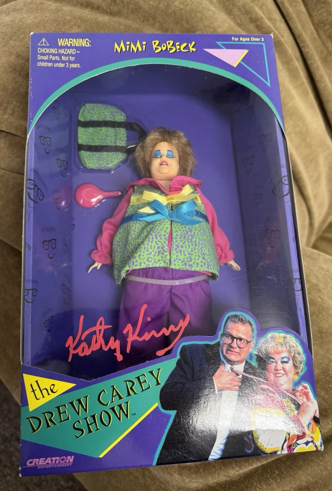 Kathy Kinney — Kathy Kinney Signed Mimi Bobeck Doll 11” Tall Drew Carey Show Vintage with COA