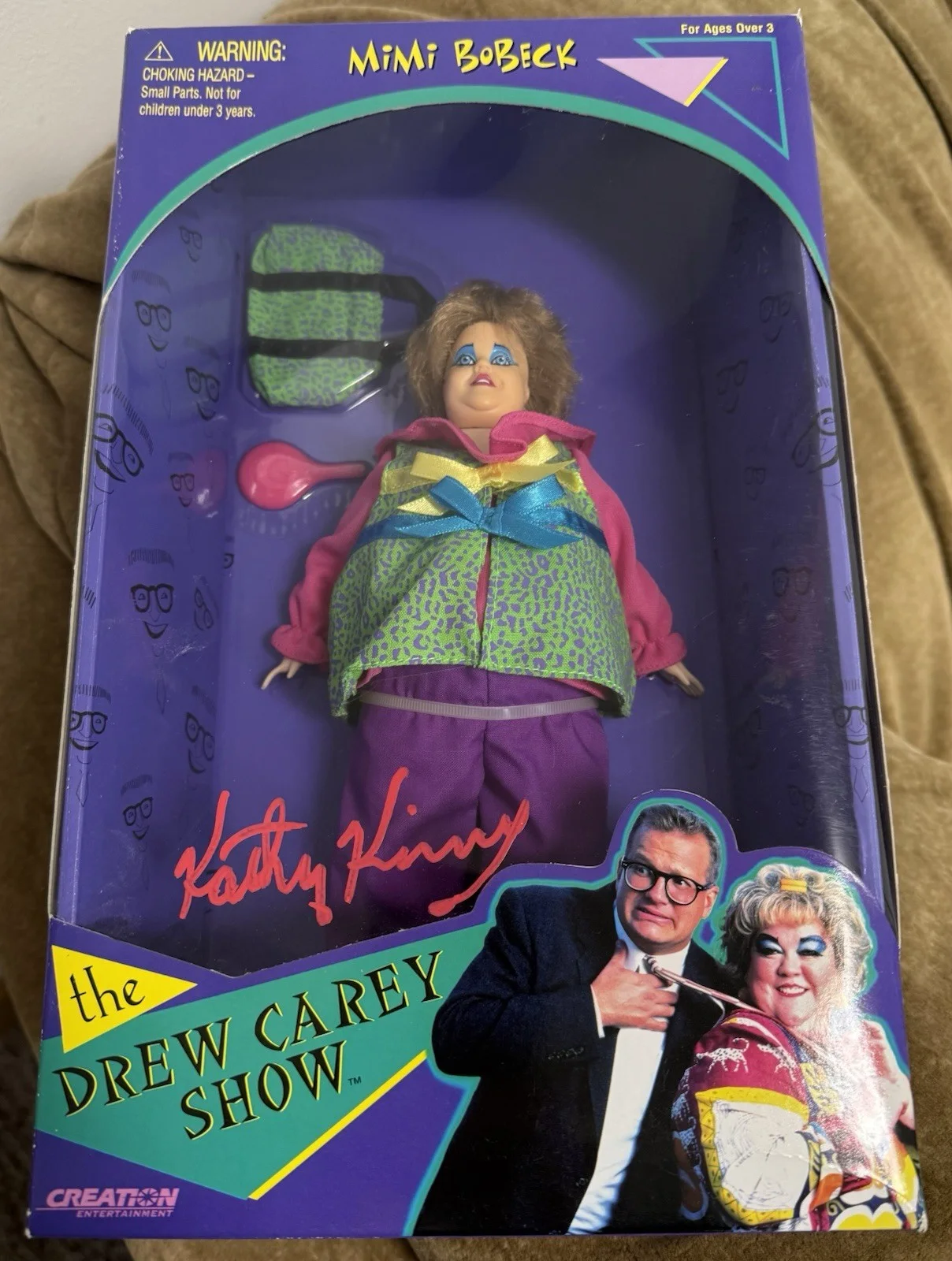 Kathy Kinney — Kathy Kinney Signed Mimi Bobeck Doll 11” Tall Drew Carey Show Vintage with COA, изображение 4