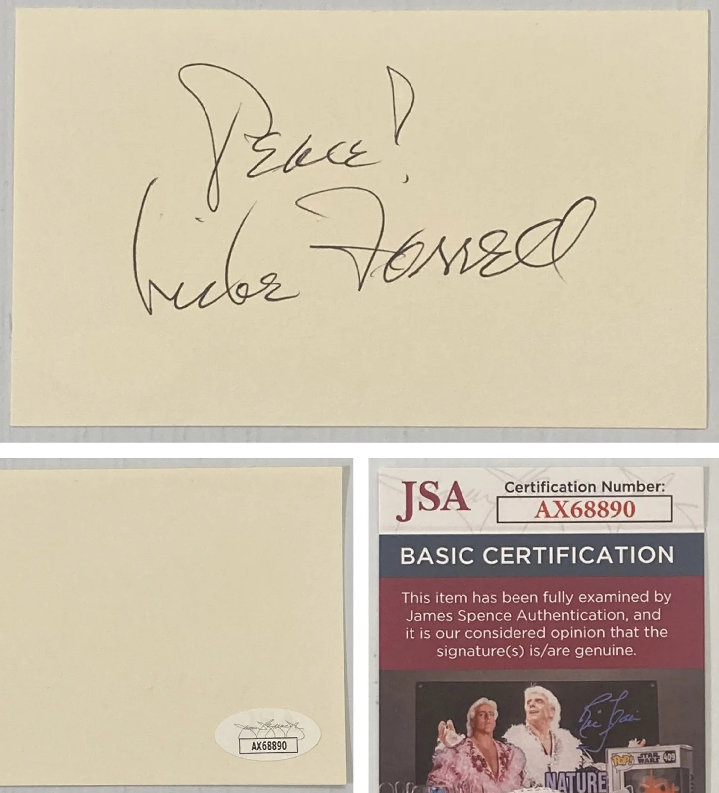 Mike Farrell — MASH Mike Farrell Signed Autograph 3x5 Index Card - JSA Cert - FREE S&H!