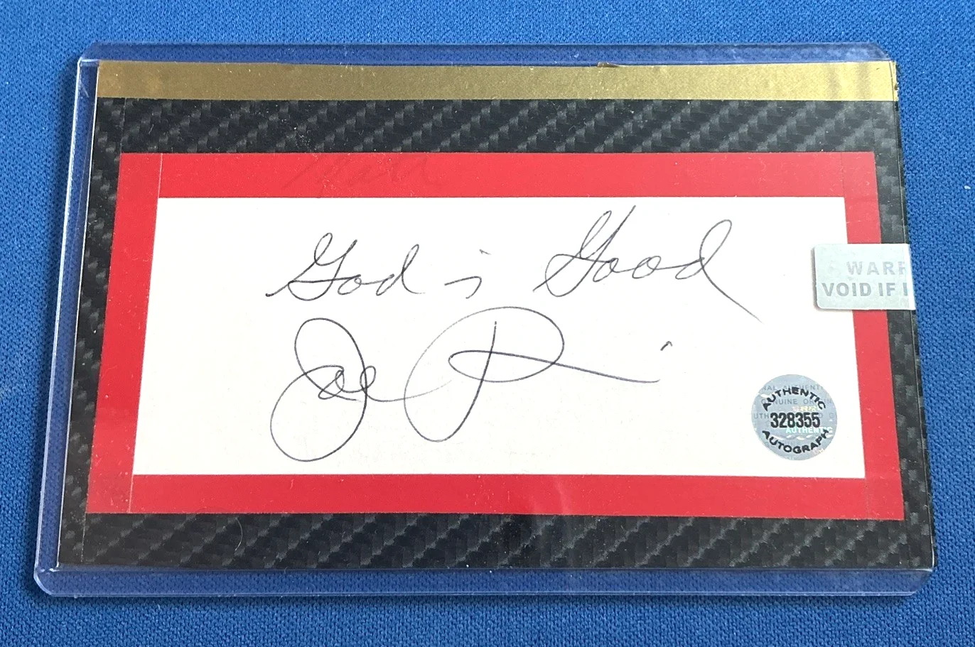 Joe Pesci — JOE PESCI /100% Auth. COA Autographed 3x5 Index Card /FREE NEW GOODFELLAS DVD+, image 2