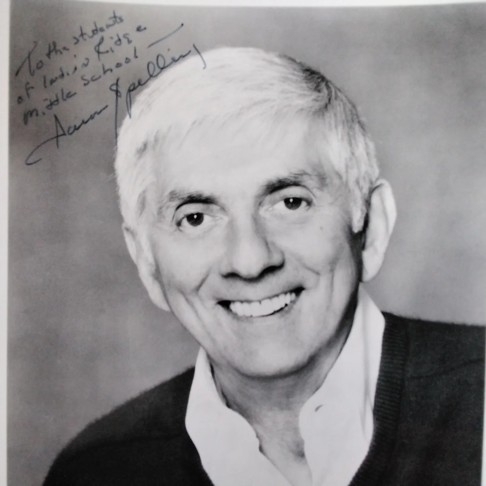 Aaron Spelling SIGNED Photo Producer Beverly Hills 90210 Dynasty Charlies Angels, изображение 2