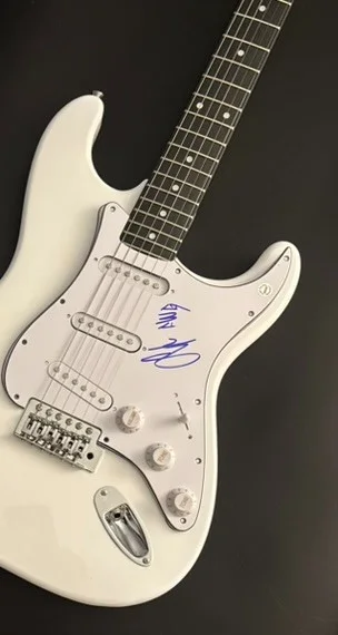 GFA S. Holden Jaffe * DEL WATER GAP * Signed Electric Guitar PROOF COA, изображение 4