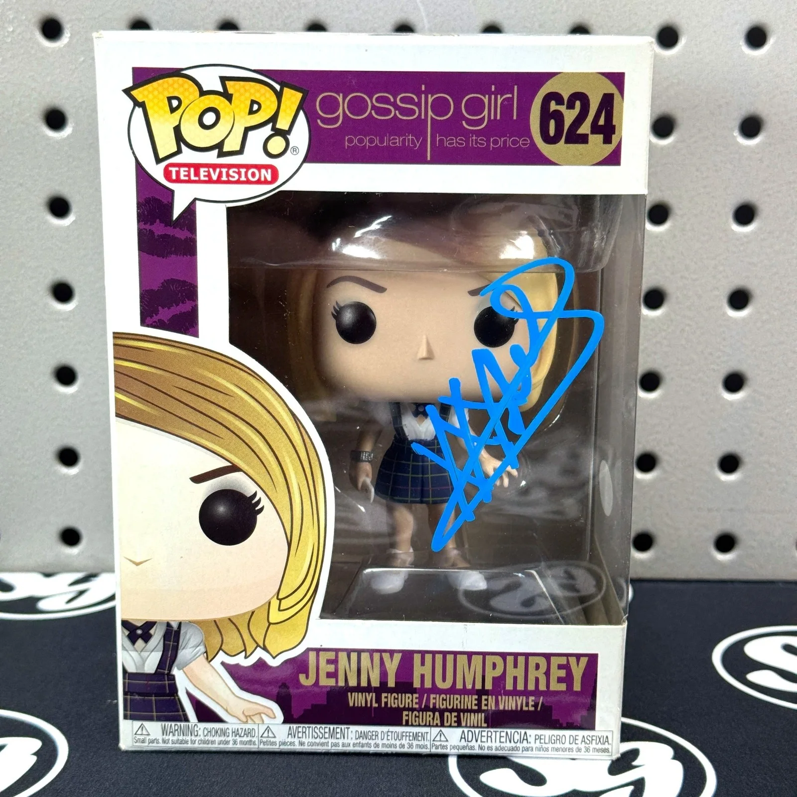 Taylor Momsen — TAYLOR MOMSEN Signed "Gossip Girls" Funko Pop! Vinyl Figure #624 Jenny Auto JSA