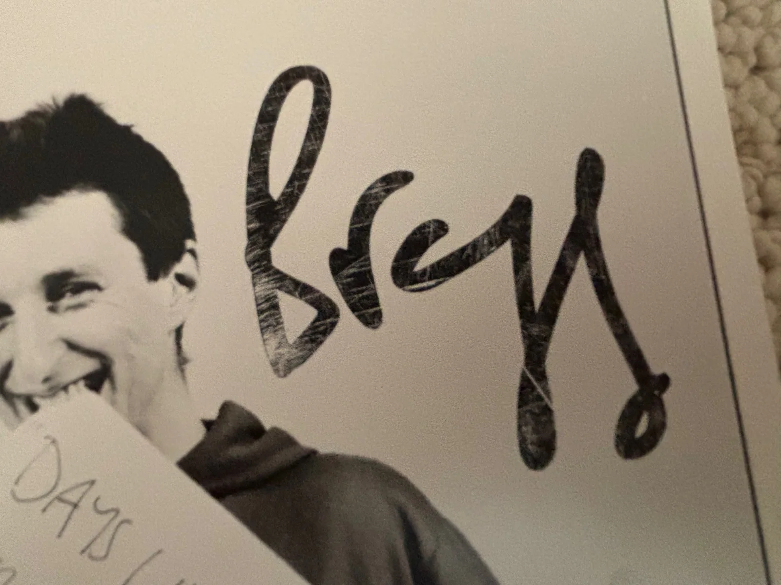 Billy Bragg – Signed (8” x 10”) Black and White Autographed Photo, image 3