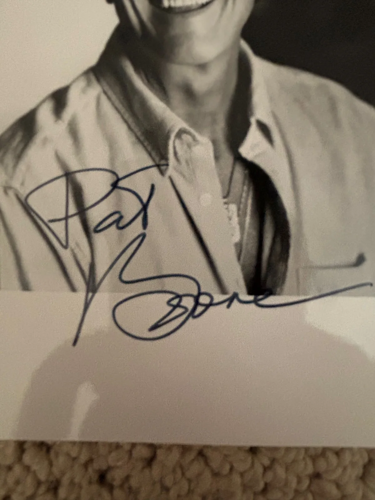 Pat Boone – Signed (5” x 7”) Black and White Autographed Photo, изображение 2