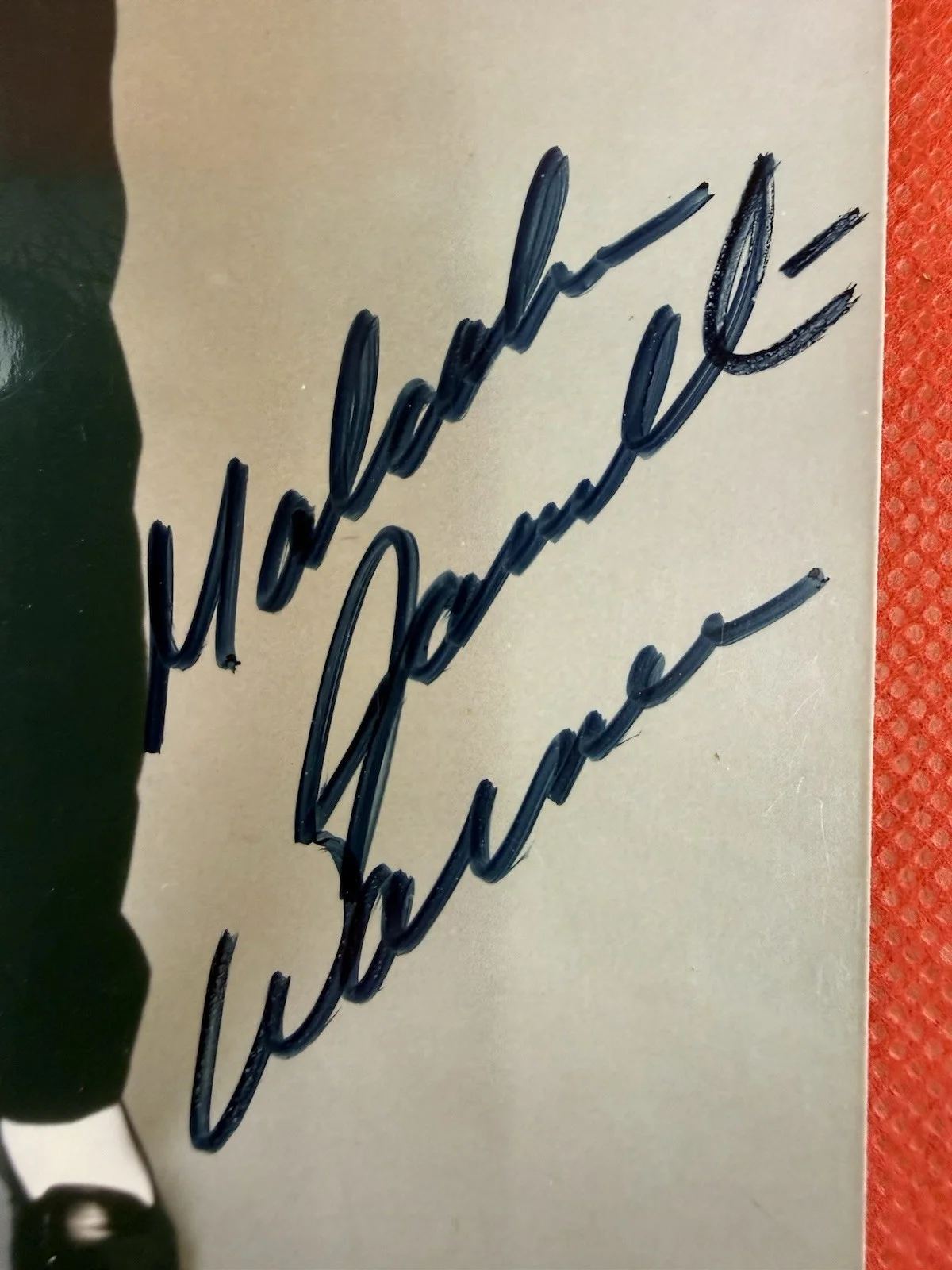 Malcolm Jamal Warner — Original Malcolm Jamal Warner Autographed Portrait Cosby Show, image 4