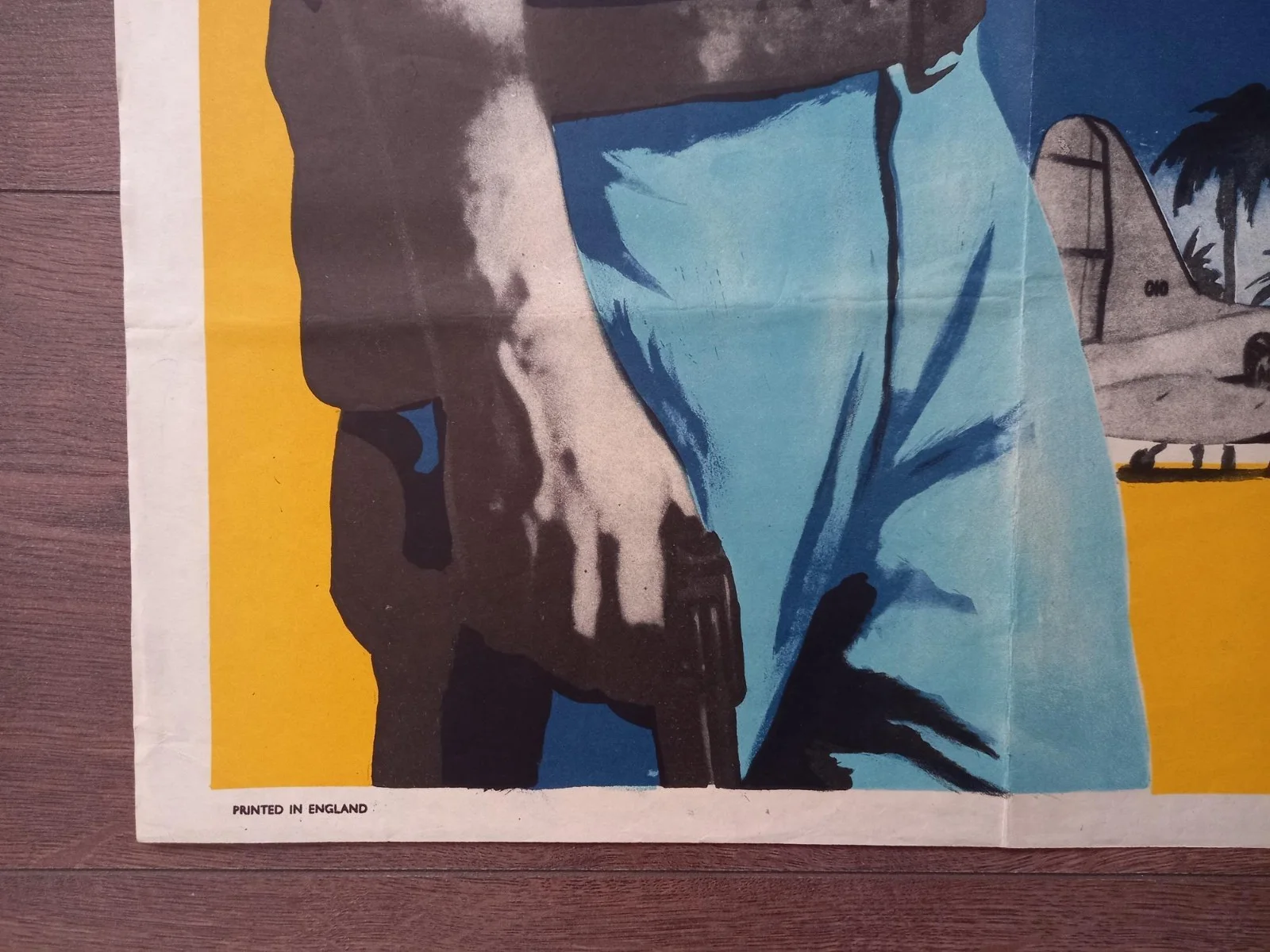 TEN DAYS TO TULARA 1958 BRITISH QUAD POSTER STERLING HAYDEN RODOLFO HOYOS JR, изображение 2