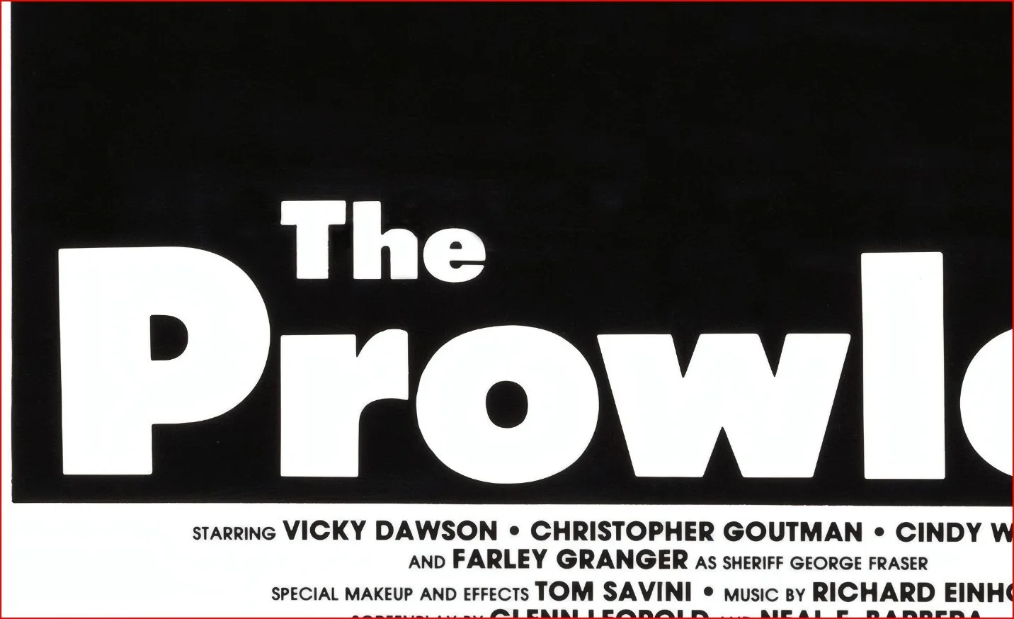 The Prowler - 1981 Horror / Mystery Restored 27.2" x 41" US One Sheet Poster, image 5