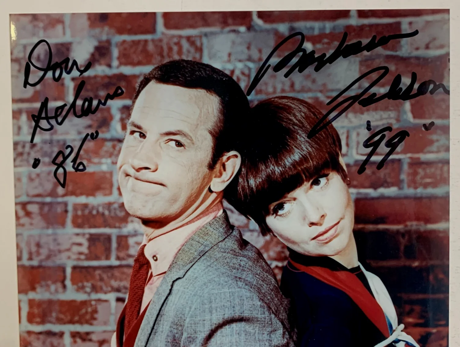 Don Adams, Barbara Feldon — DON ADAMS & BARBARA FELDON signed GET SMART photo, with 2 COAs Becket, 8x10, image 4