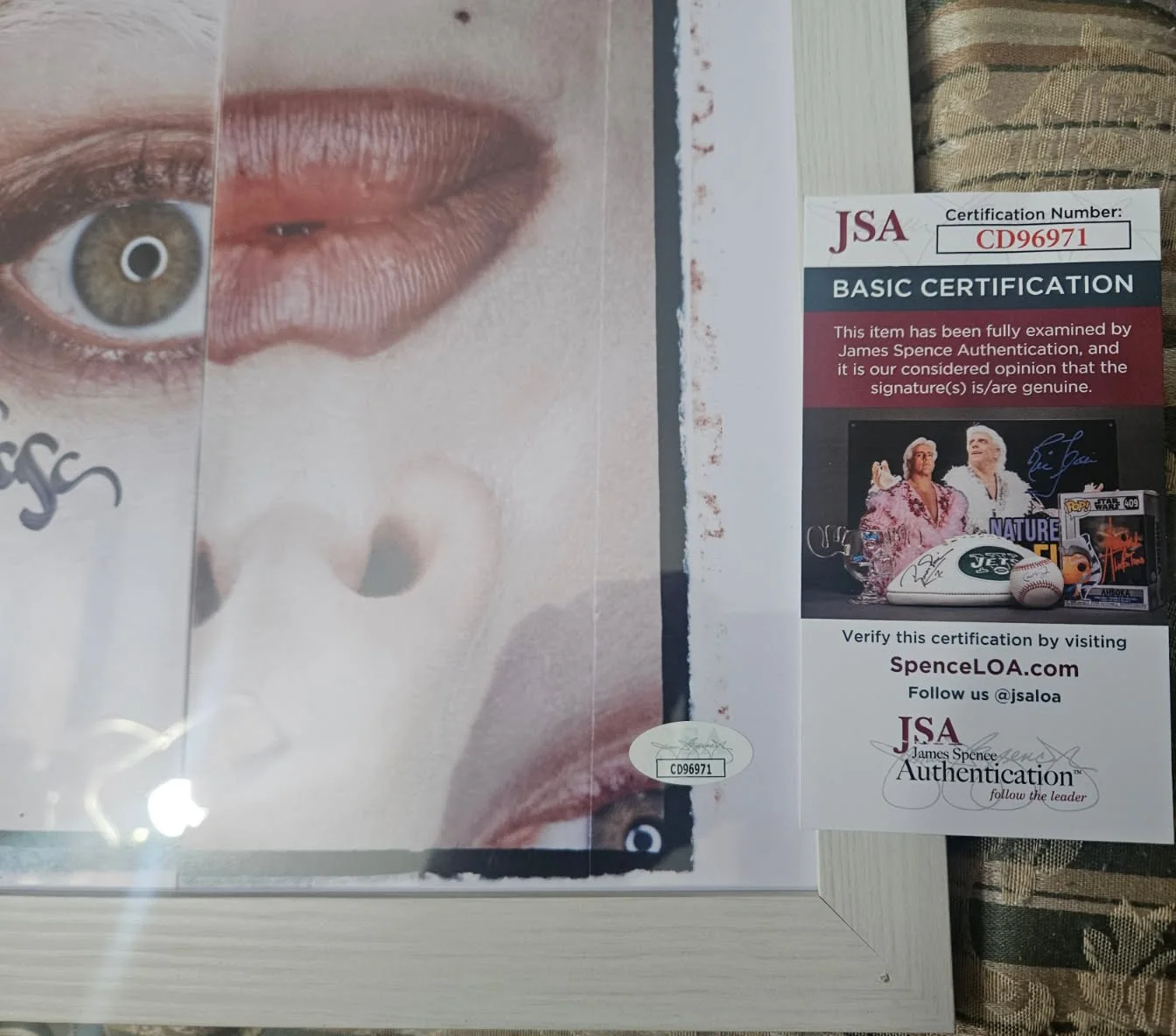 Lady GAGA — LADY GAGA autographed 12x12 framed photo JSA Certified, изображение 3
