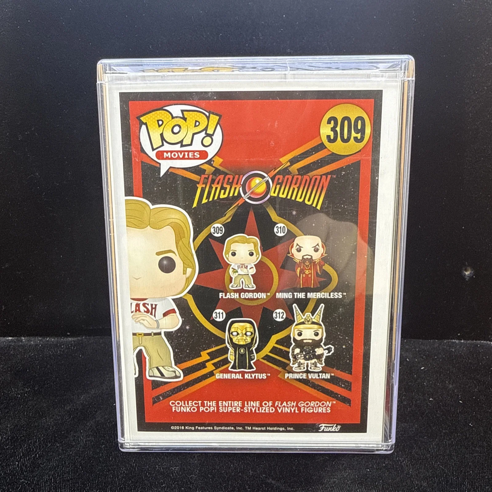 SAM JONES — SAM JONES Signed FLASH GORDON FUNKO POP #309 Autographed, image 3
