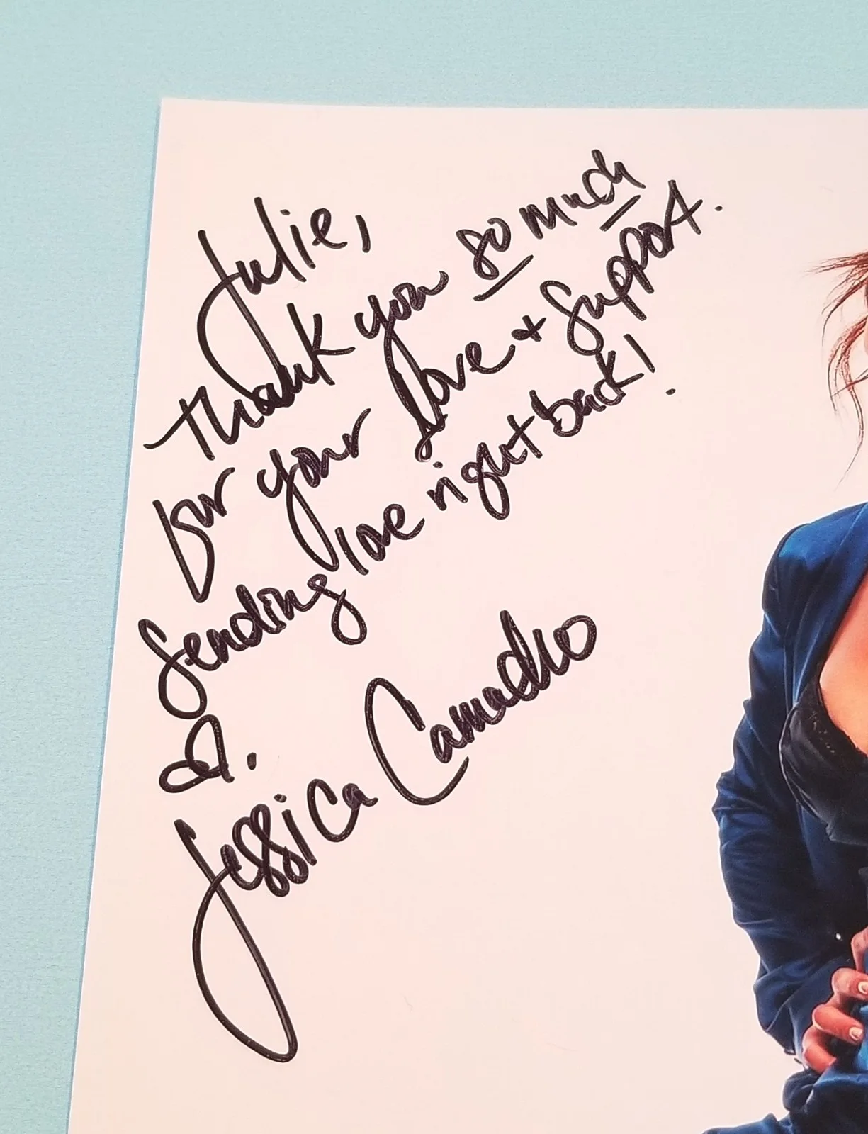 Jessica Camacho — Jessica Camacho Signed Autographed 8 x 10 Photo Actress, изображение 2