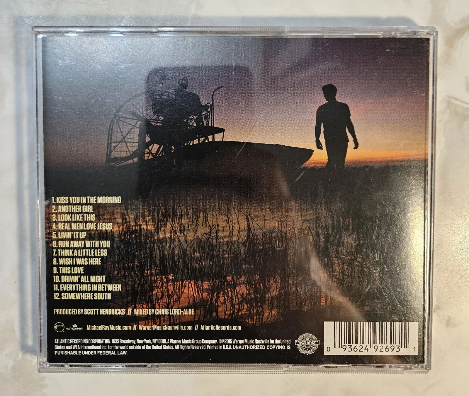 2 Signed Michael Ray CDs – Amos & Debut Album – Autographed Country Music, image 5