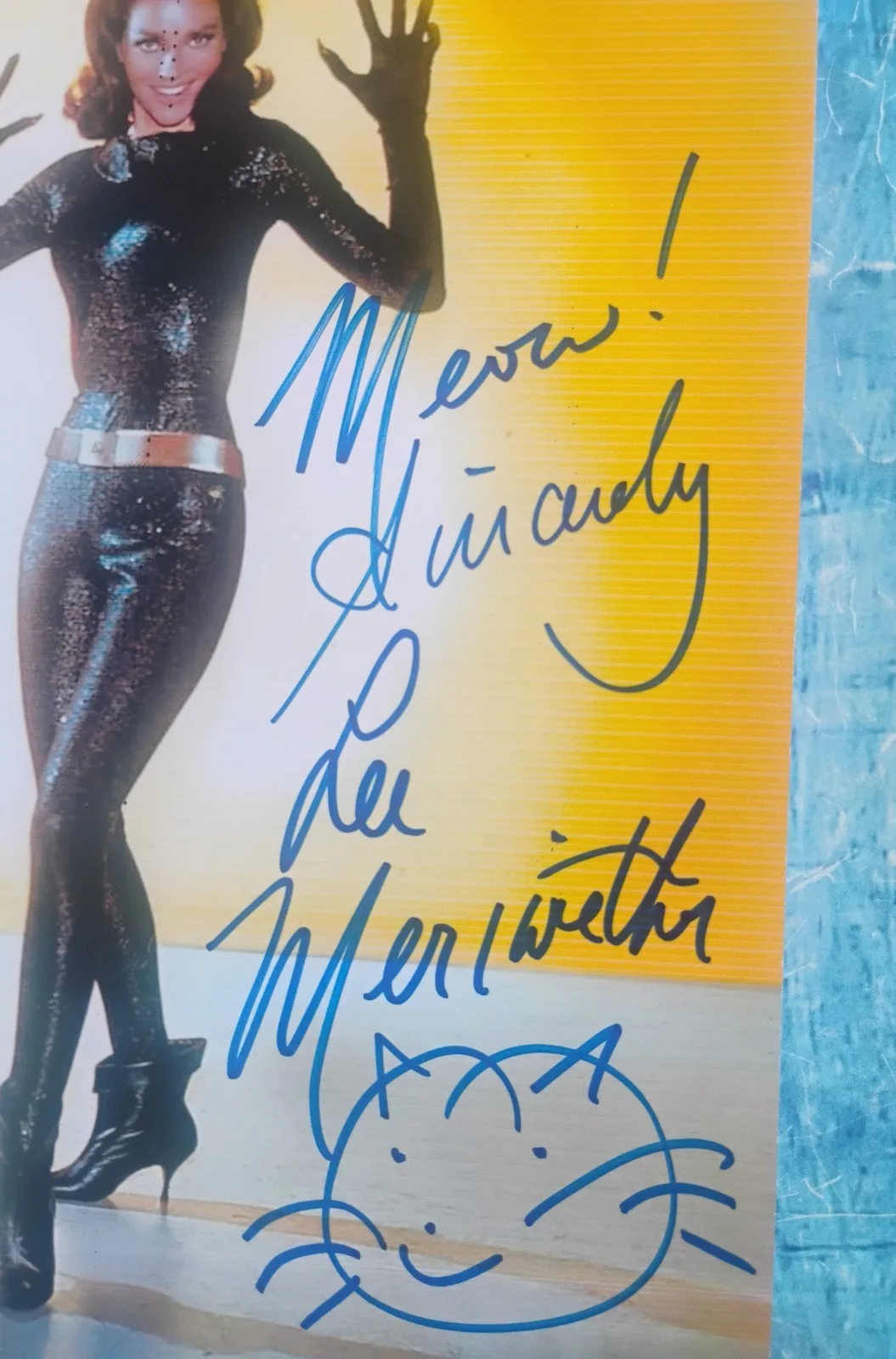 Lee Meriwether Hand Signed 8x10 Photo COA Catwoman NO US TARIFFS, image 3