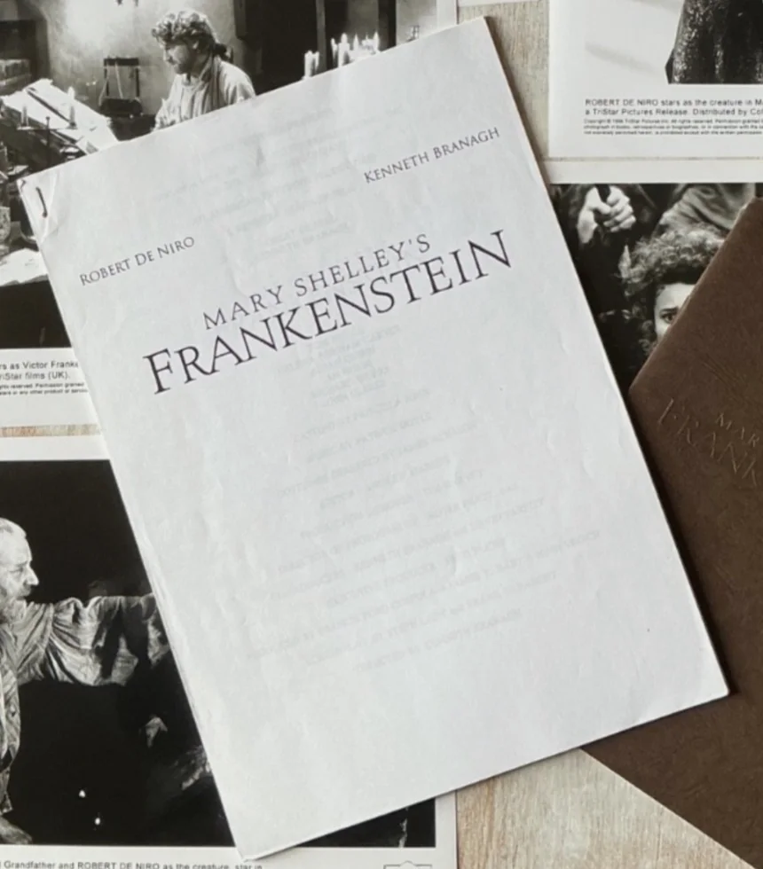 Frankenstein Mary Shelley UK Press Kit Horror Gothic Movie Film Cinema 1994, изображение 3