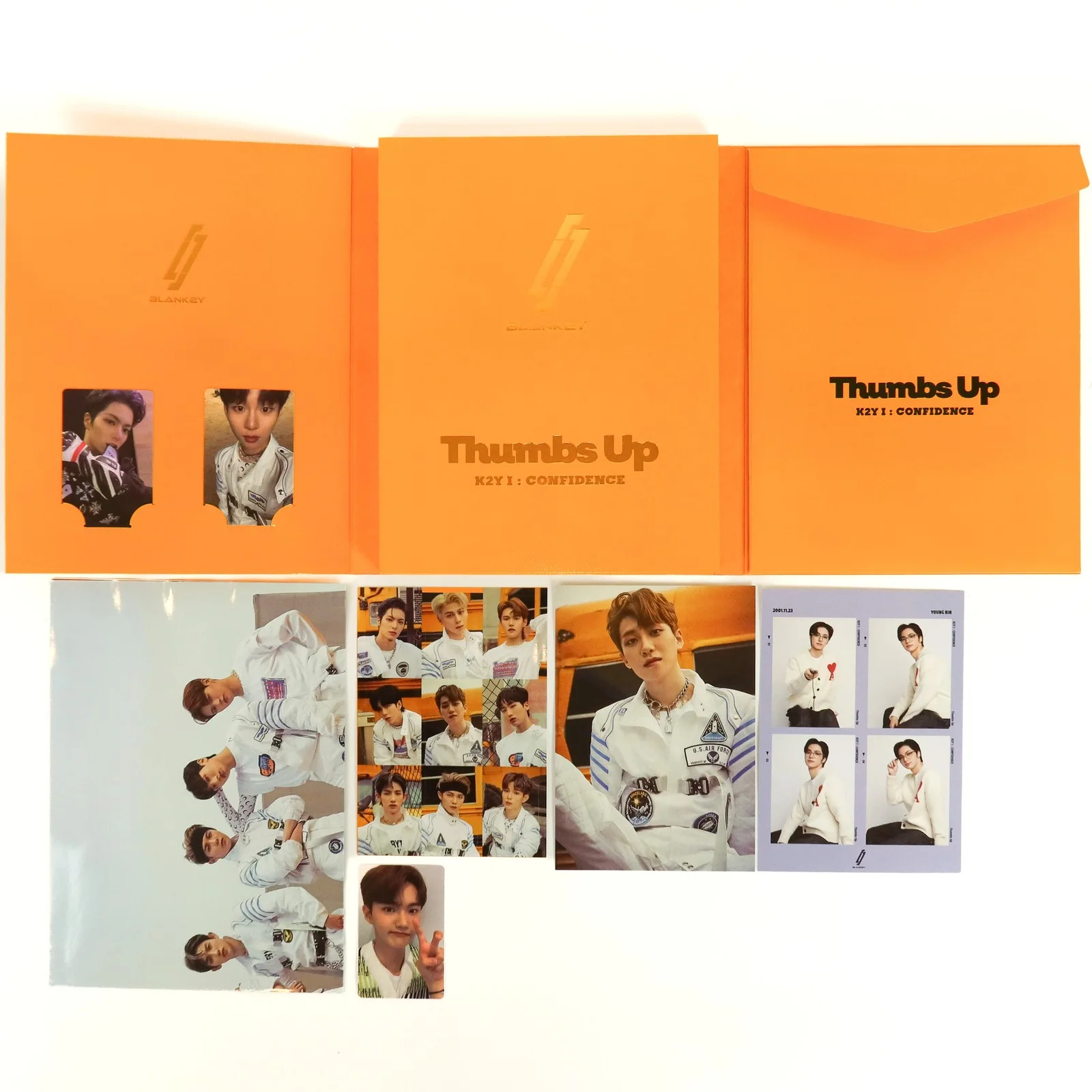 BLANK2Y - K2Y I : Confidence [Thumbs Up] Signed Album CD Promo 2022 Blankey 2, image 2
