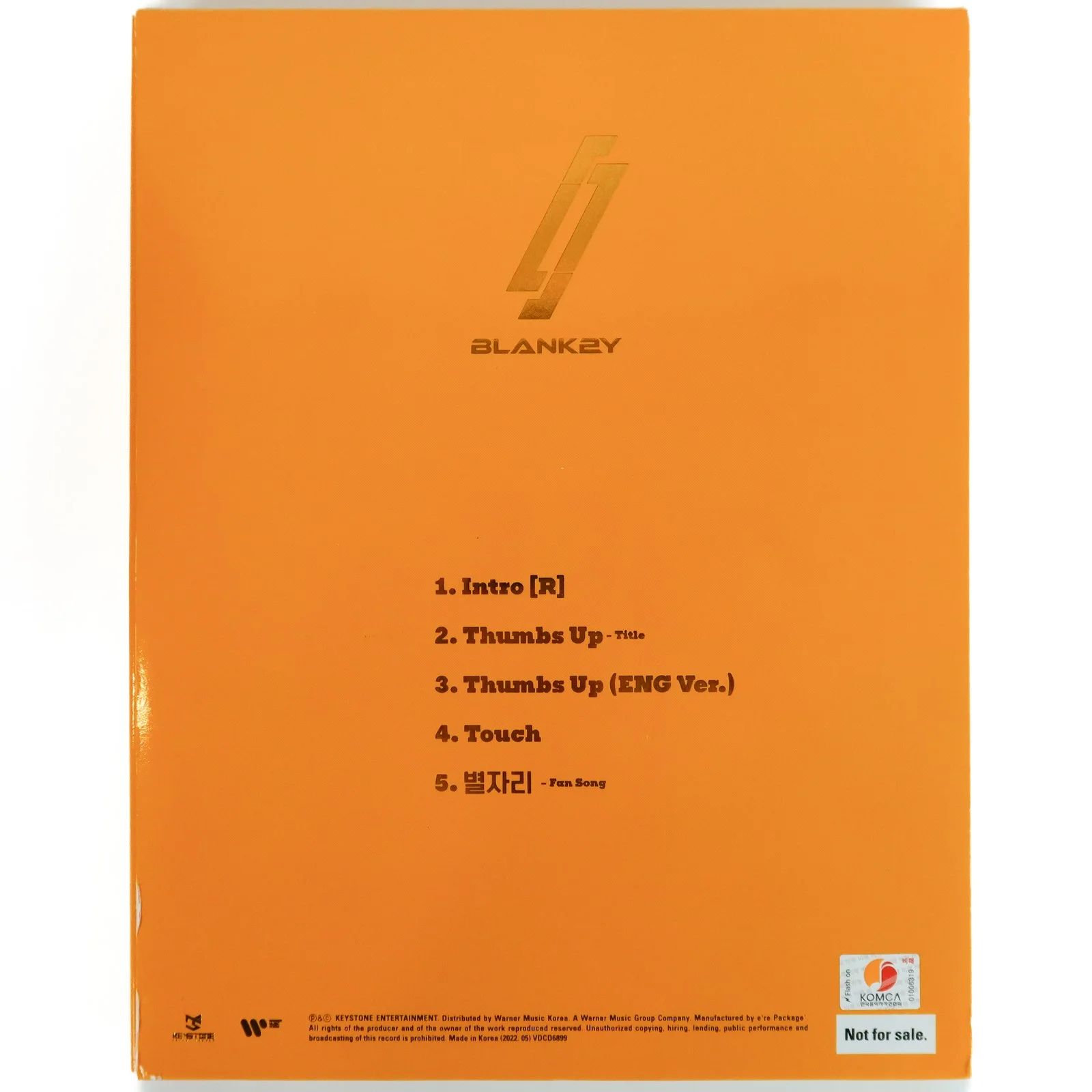 BLANK2Y - K2Y I : Confidence [Thumbs Up] Signed Album CD Promo 2022 Blankey 2, image 3