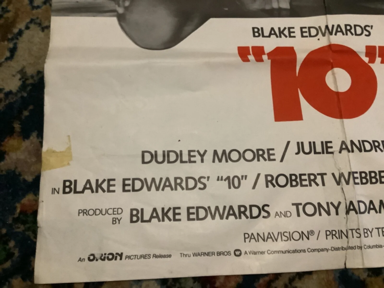 Film Movie Poster 10 Bo Derek Liza Minnelli Dudley Moore Arthur 1981 Original, изображение 2