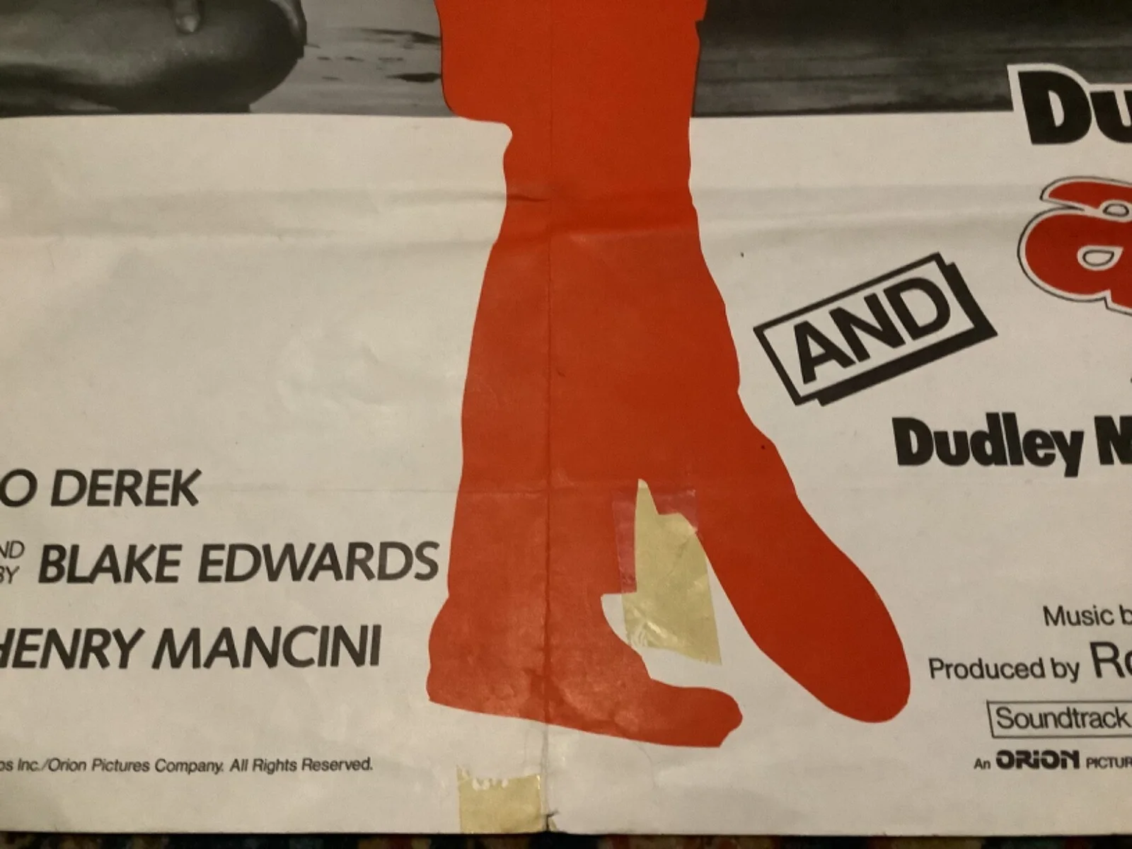 Film Movie Poster 10 Bo Derek Liza Minnelli Dudley Moore Arthur 1981 Original, изображение 3