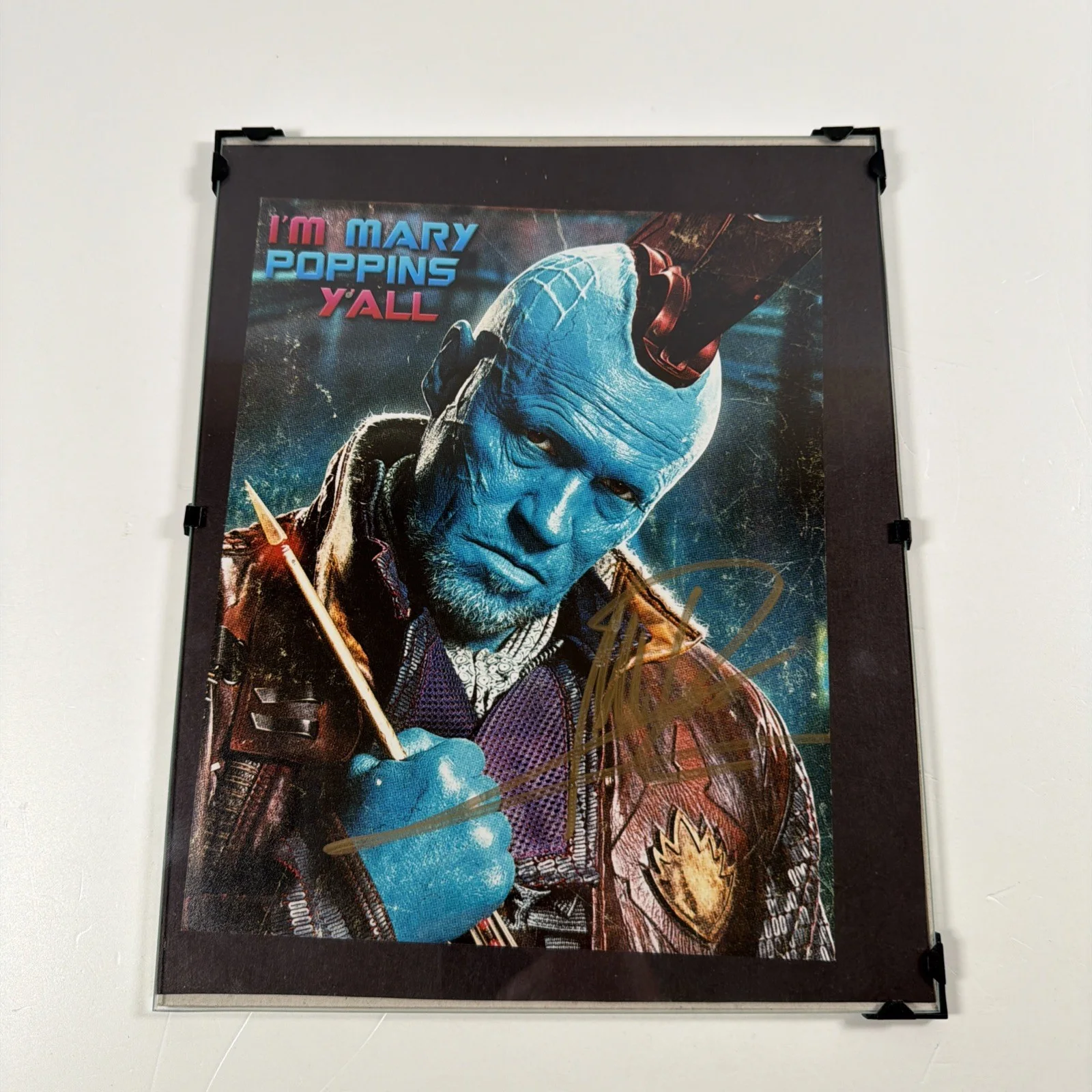 SEE TITLE — MICHAEL ROOKER Signed 8x10 GUARDIANS OF THE GALAXY YONDU Photo w/ Hologram COA