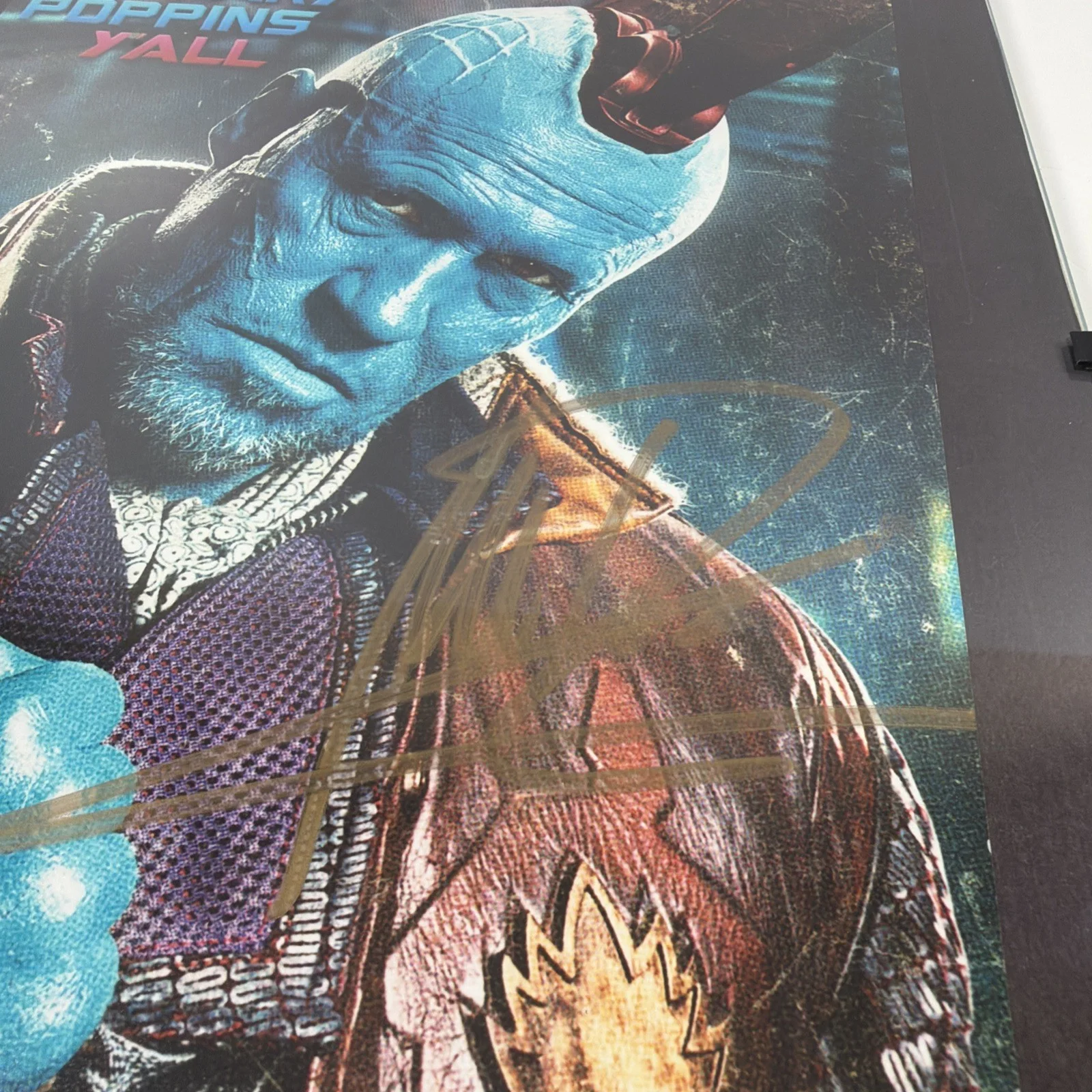 SEE TITLE — MICHAEL ROOKER Signed 8x10 GUARDIANS OF THE GALAXY YONDU Photo w/ Hologram COA, изображение 3