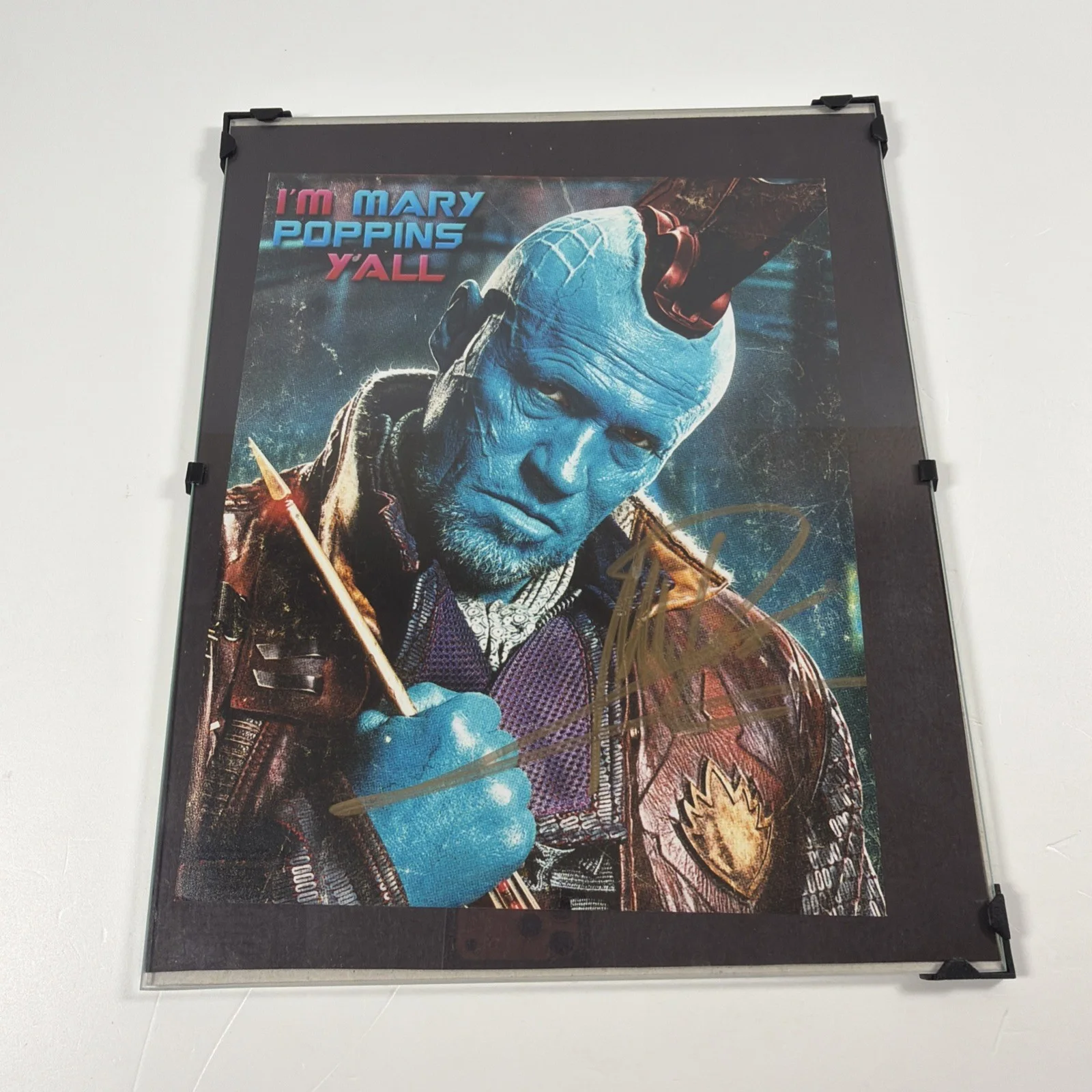 SEE TITLE — MICHAEL ROOKER Signed 8x10 GUARDIANS OF THE GALAXY YONDU Photo w/ Hologram COA, изображение 4