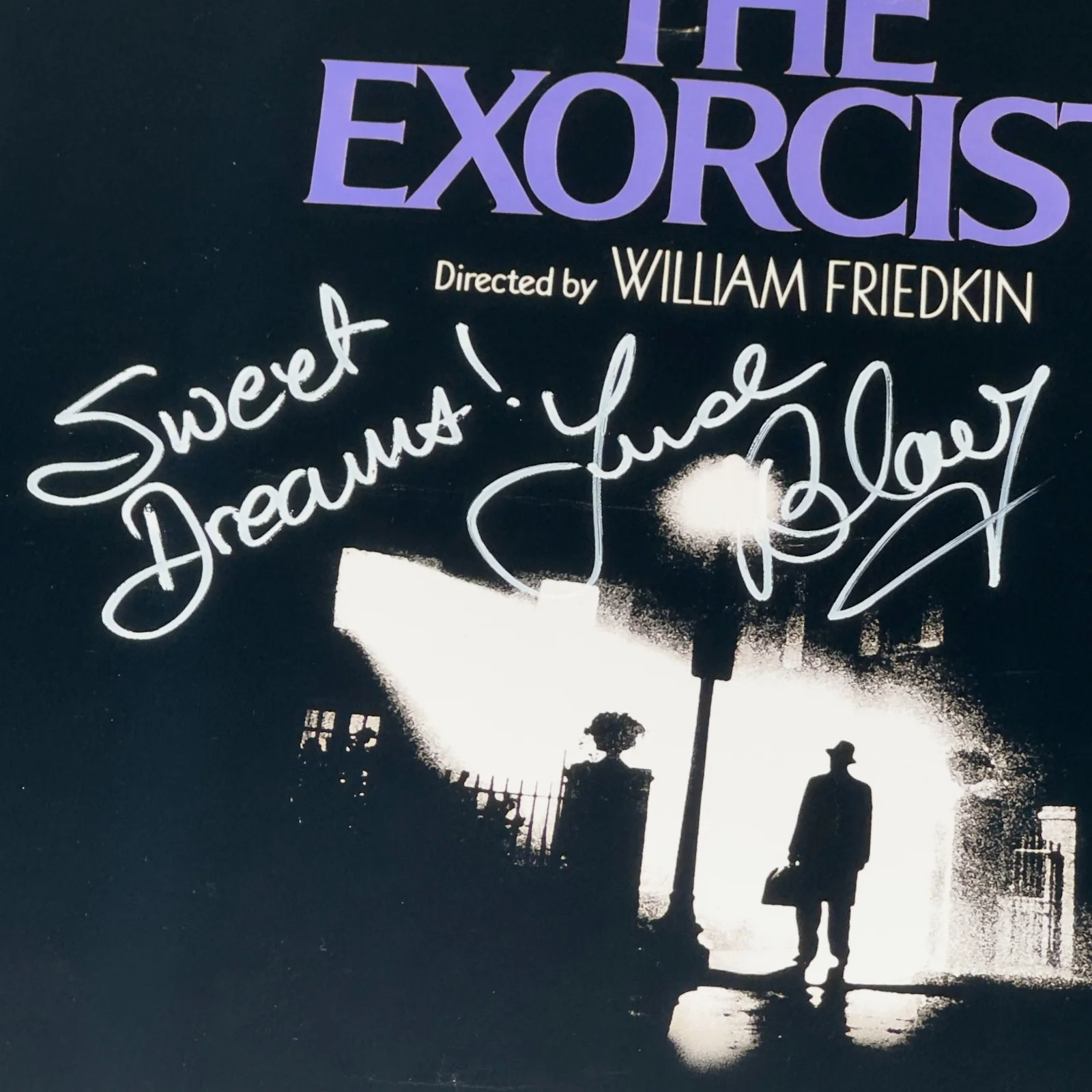 Linda Blair — Linda Blair Signed 12x18 Photo THe Exorcist Beckett Authentic Autograph!, image 2