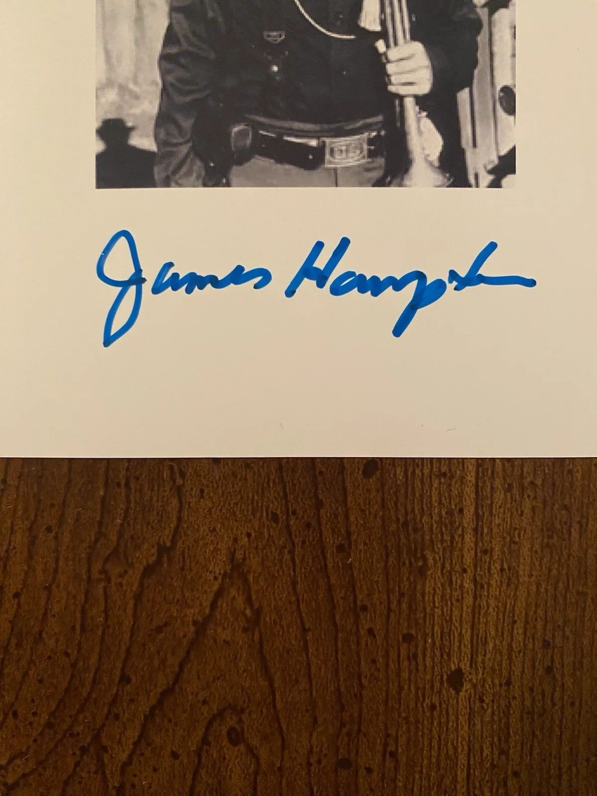 James Hampton — James Hampton Signed Autographed Photo With COA F Troop Dobbs, изображение 2