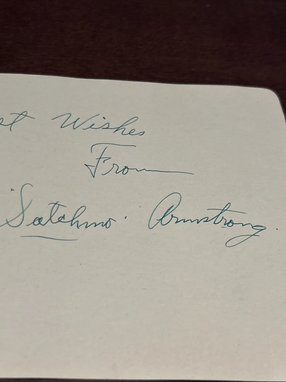 Louis Satchmo Armstrong Signed Album Page From 1936 INCREDIBLE, изображение 4