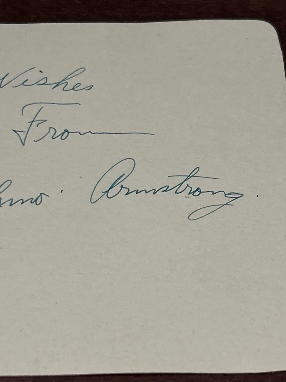 Louis Satchmo Armstrong Signed Album Page From 1936 INCREDIBLE, изображение 5