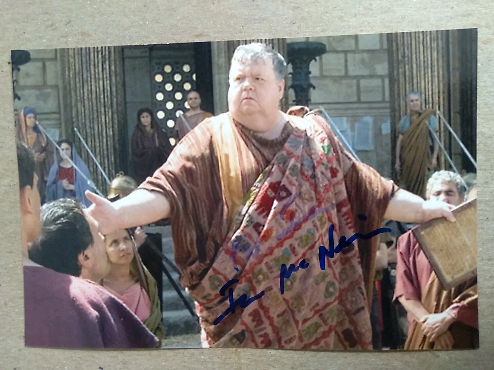Ian McNeice British Actor Signed Autograph 6x4in Photo, image 2