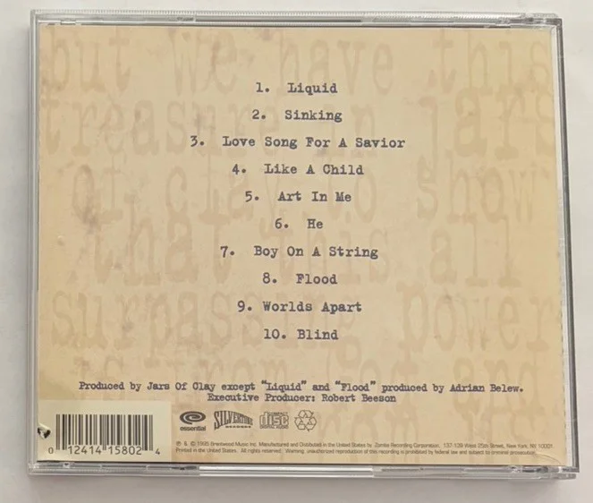 Jars Of Clay Self-titled Album 1995 Signed Autographed CD Essential Very Good, image 3