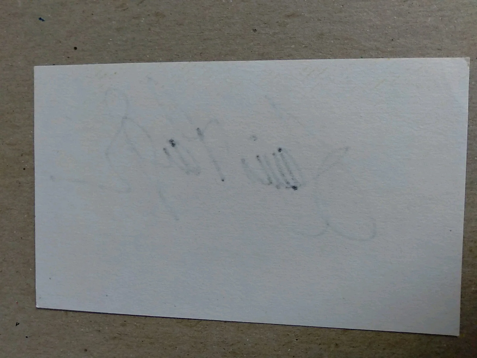 Janis Paige Hand Signed Autograph 5x3 Index Card, image 3
