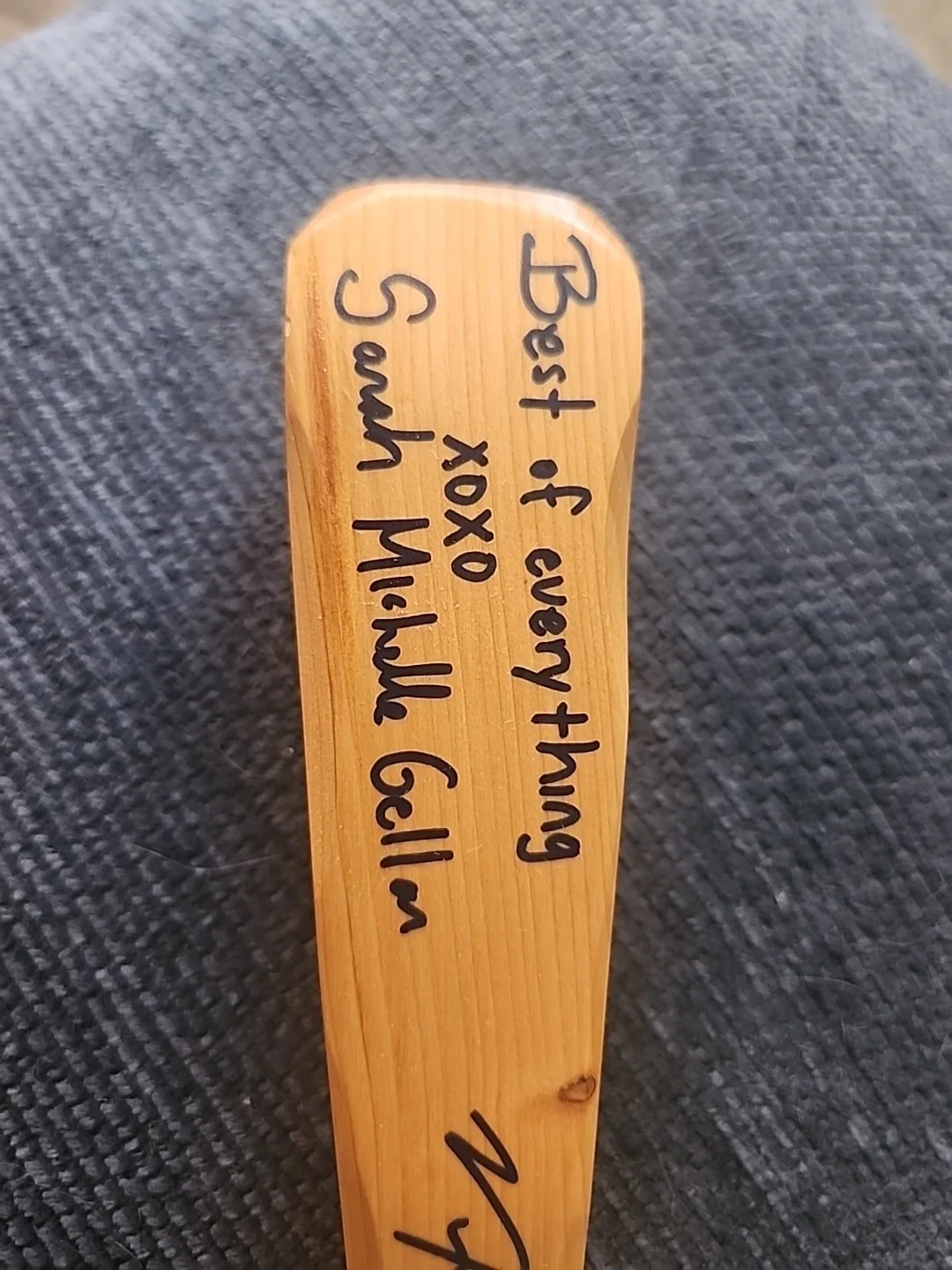 full cast — Buffy The Vampire Slayer Authentic & Rare Full Cast Autographed Prop Stake. COA, image 3