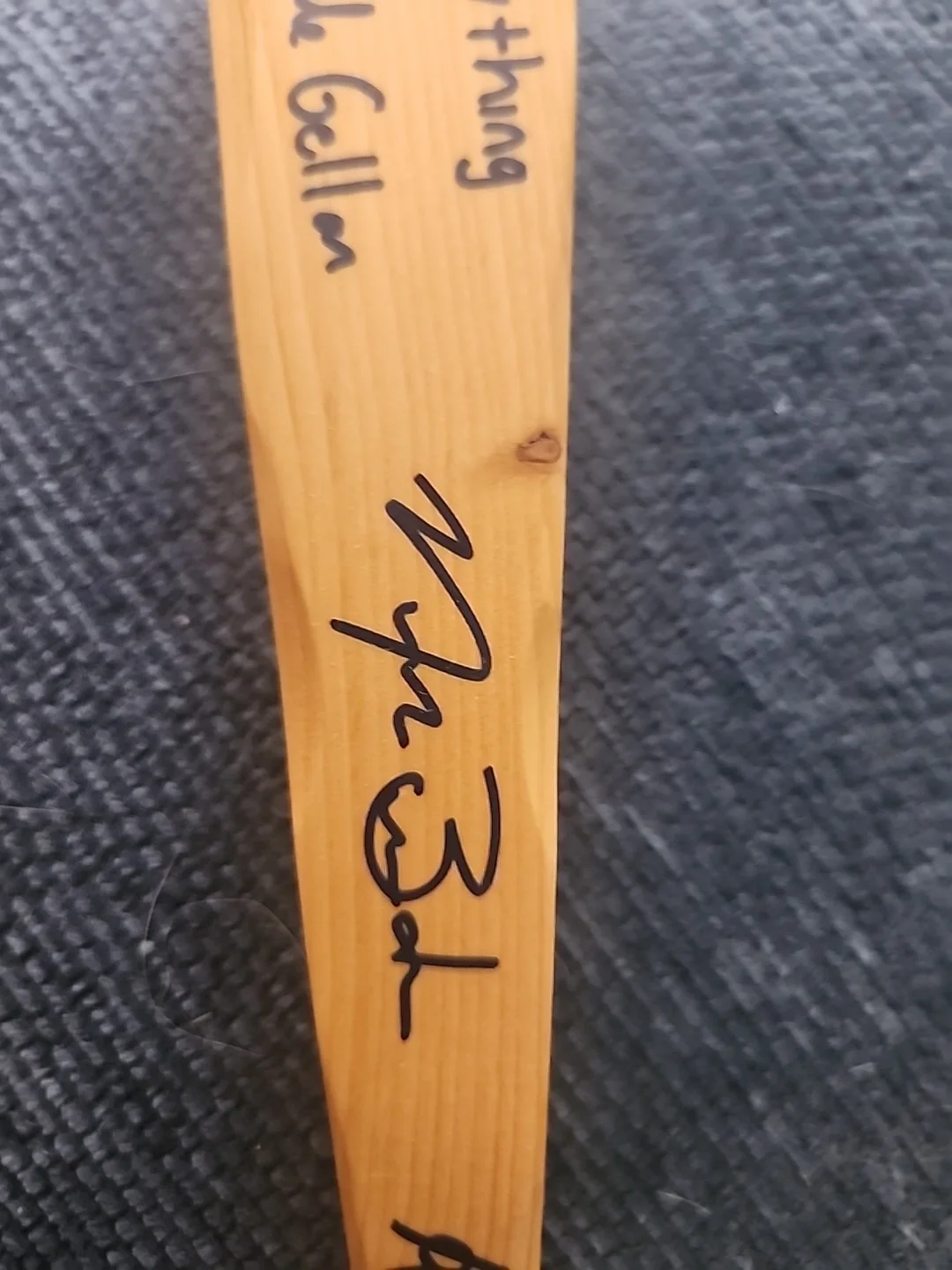 full cast — Buffy The Vampire Slayer Authentic & Rare Full Cast Autographed Prop Stake. COA, image 4