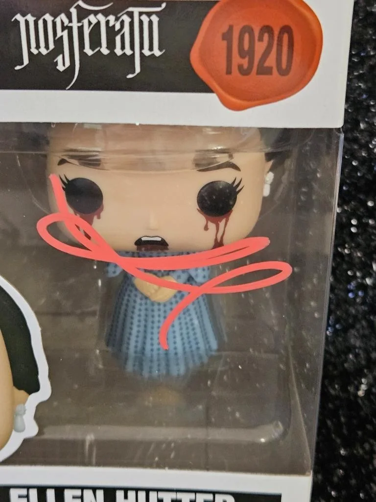 LILY ROSE DEPP — LILY ROSE DEPP HAND SIGNED AUTOGRAPHED FUNKO POP NOSFERATU ELLEN HUTTER 1920 COA, image 2