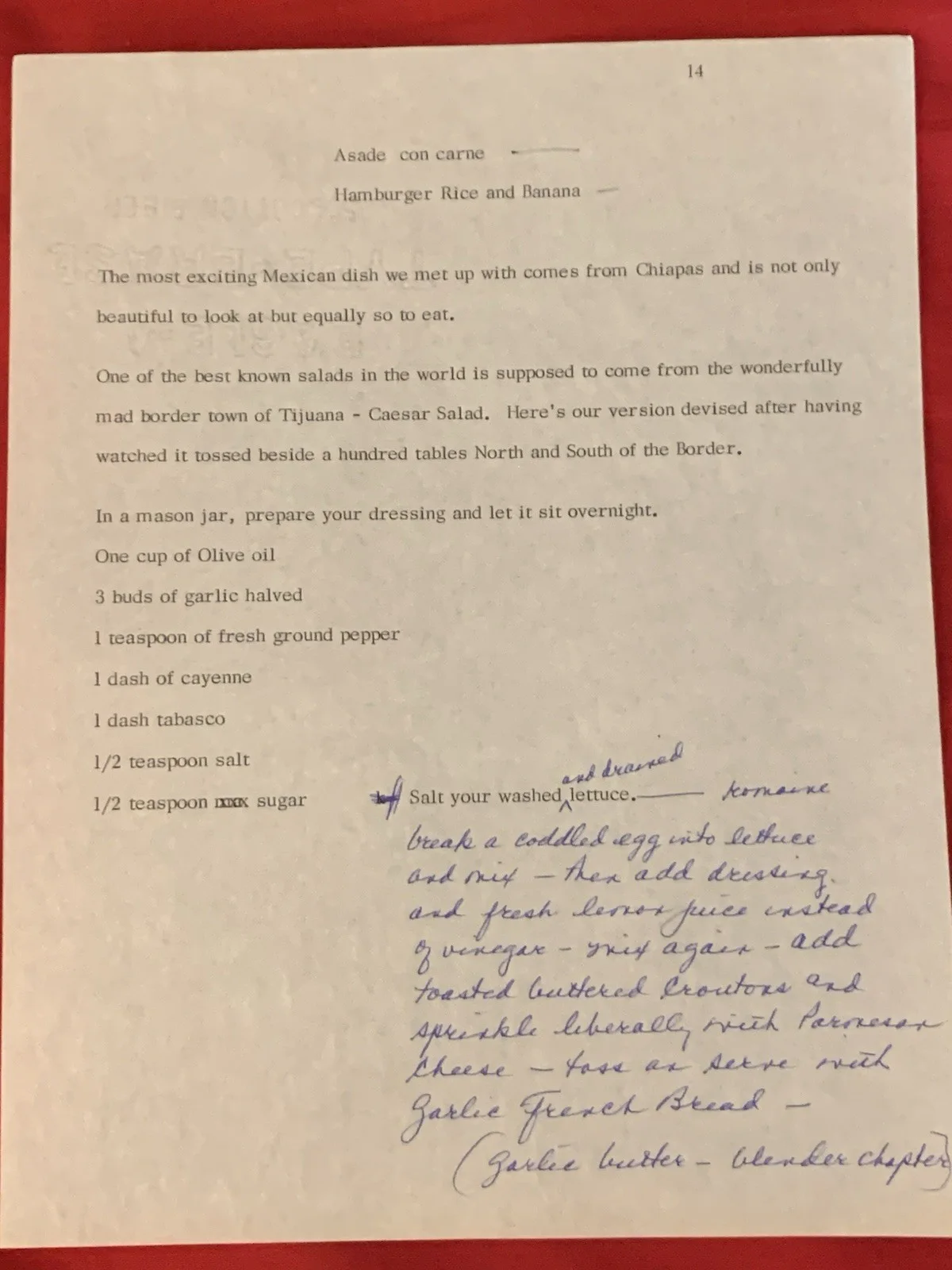 Vincent Price — Vincent Price Estate Typed Ms . With Handwriting From Famous Cookbook! 14j, image 4