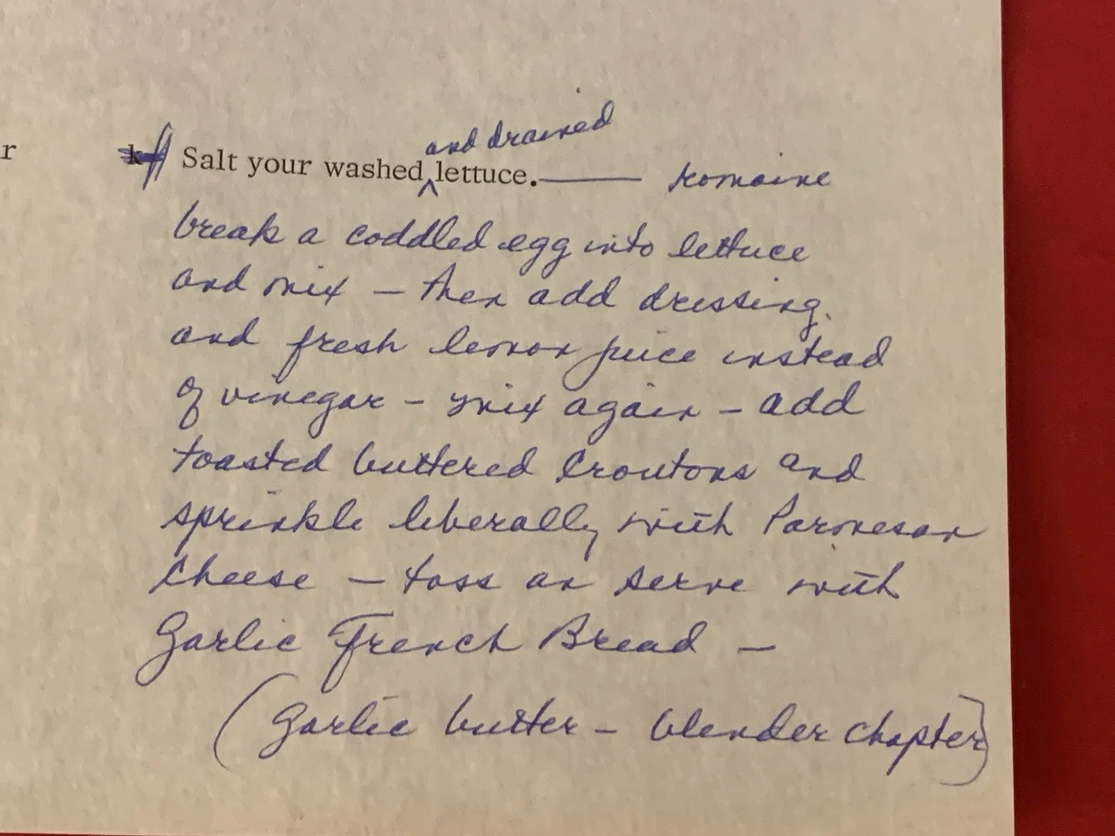 Vincent Price — Vincent Price Estate Typed Ms . With Handwriting From Famous Cookbook! 14j, image 5
