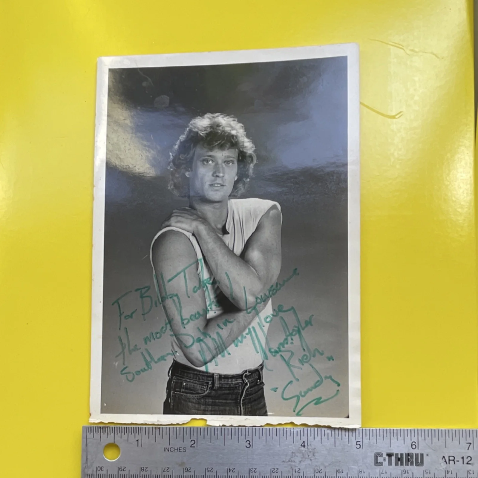 Original Christopher Rich Signed 8x10 SOAP STAR Photo Autographed “SANDY”, image 4