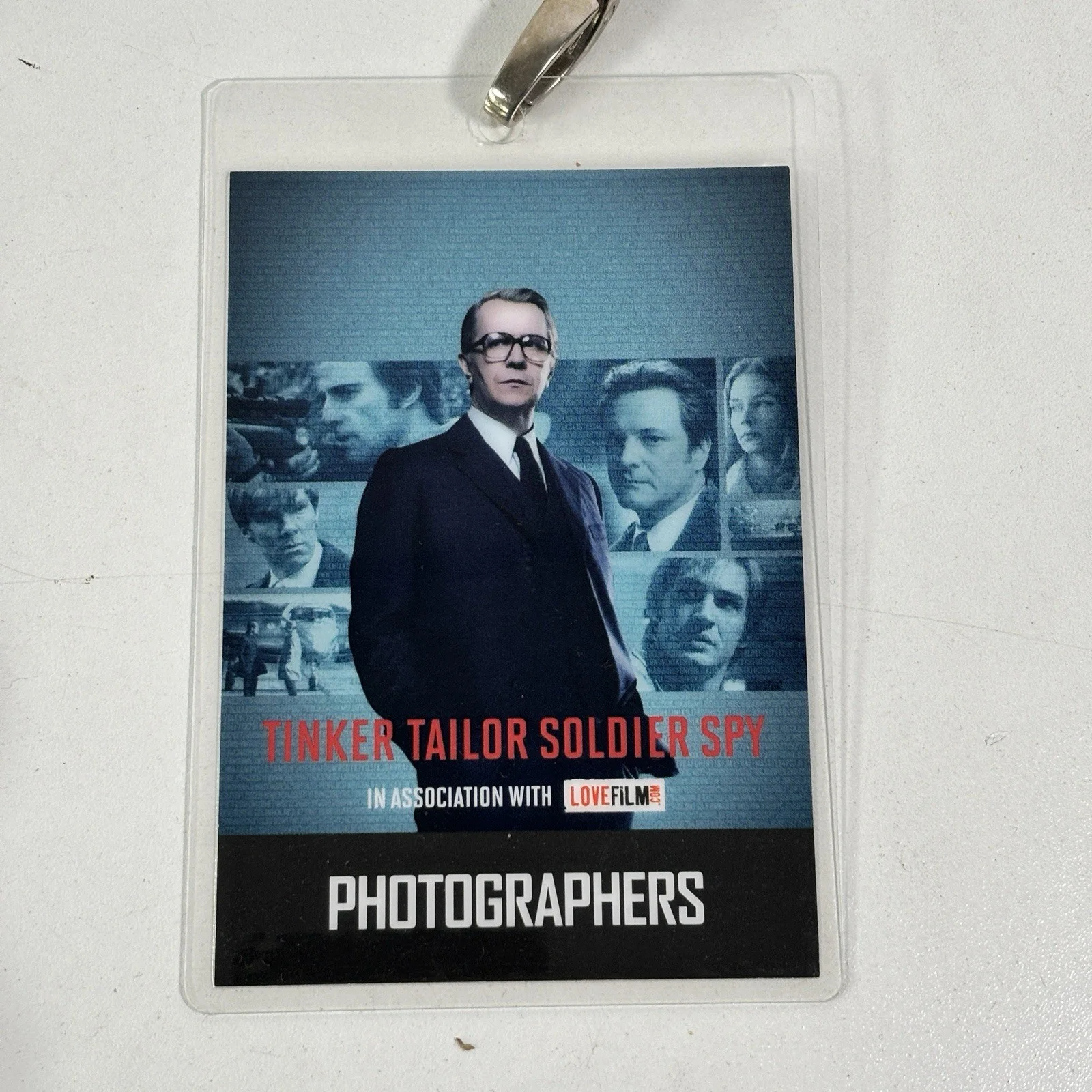 Tinker Tailor Soldier Spy Press Pass Media Premiere Access VIP Photographer Rare, изображение 2