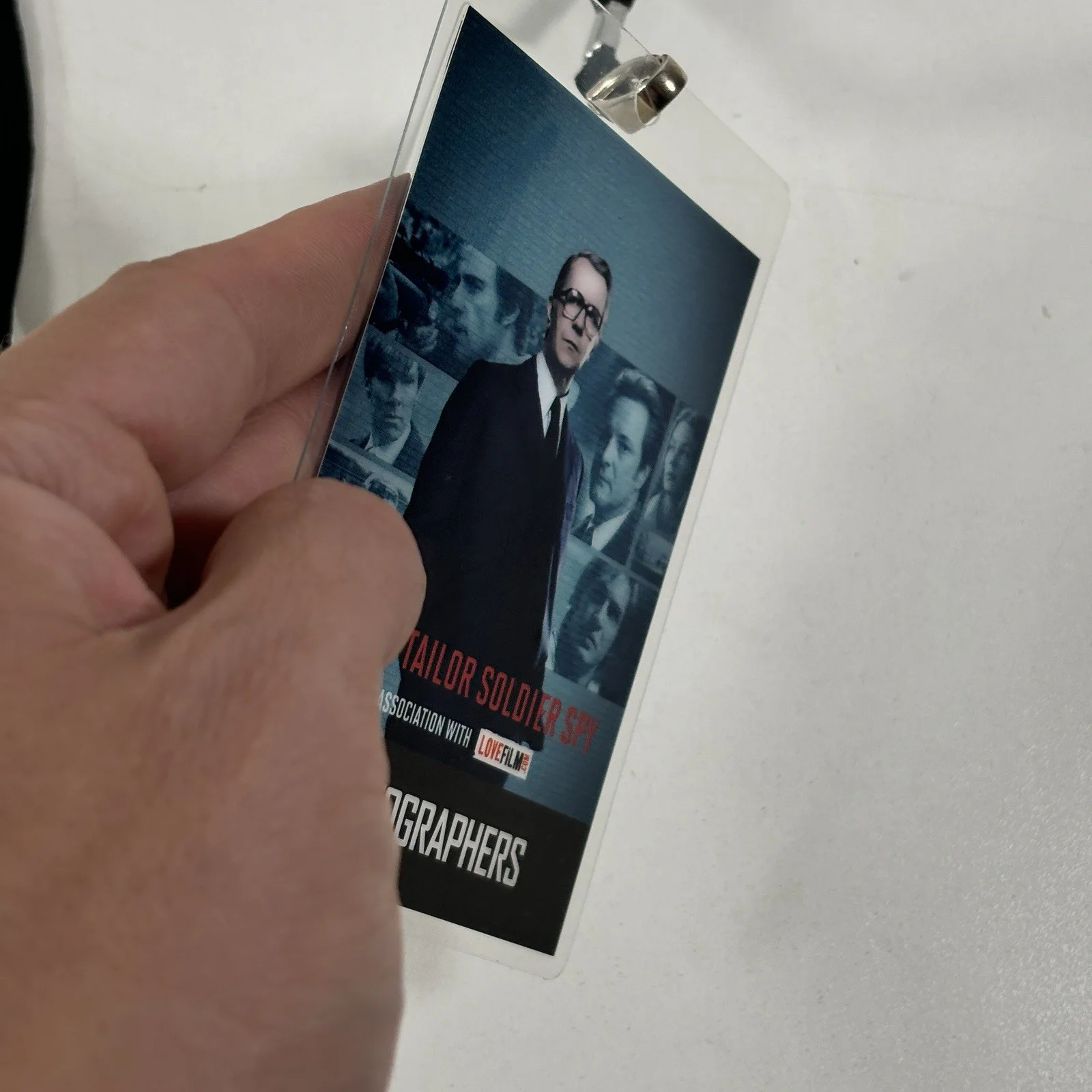 Tinker Tailor Soldier Spy Press Pass Media Premiere Access VIP Photographer Rare, изображение 3