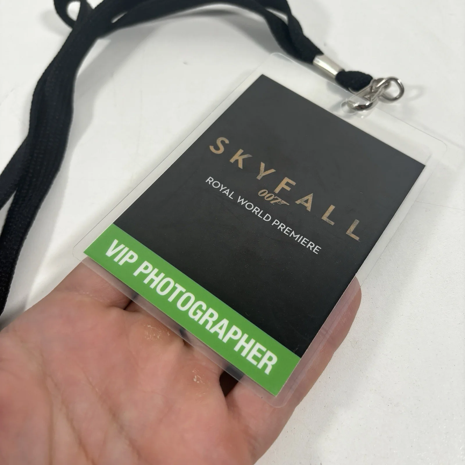 James Bond Skyfall Premiere Press Pass Media Credentials Access VIP Photographer, image 3