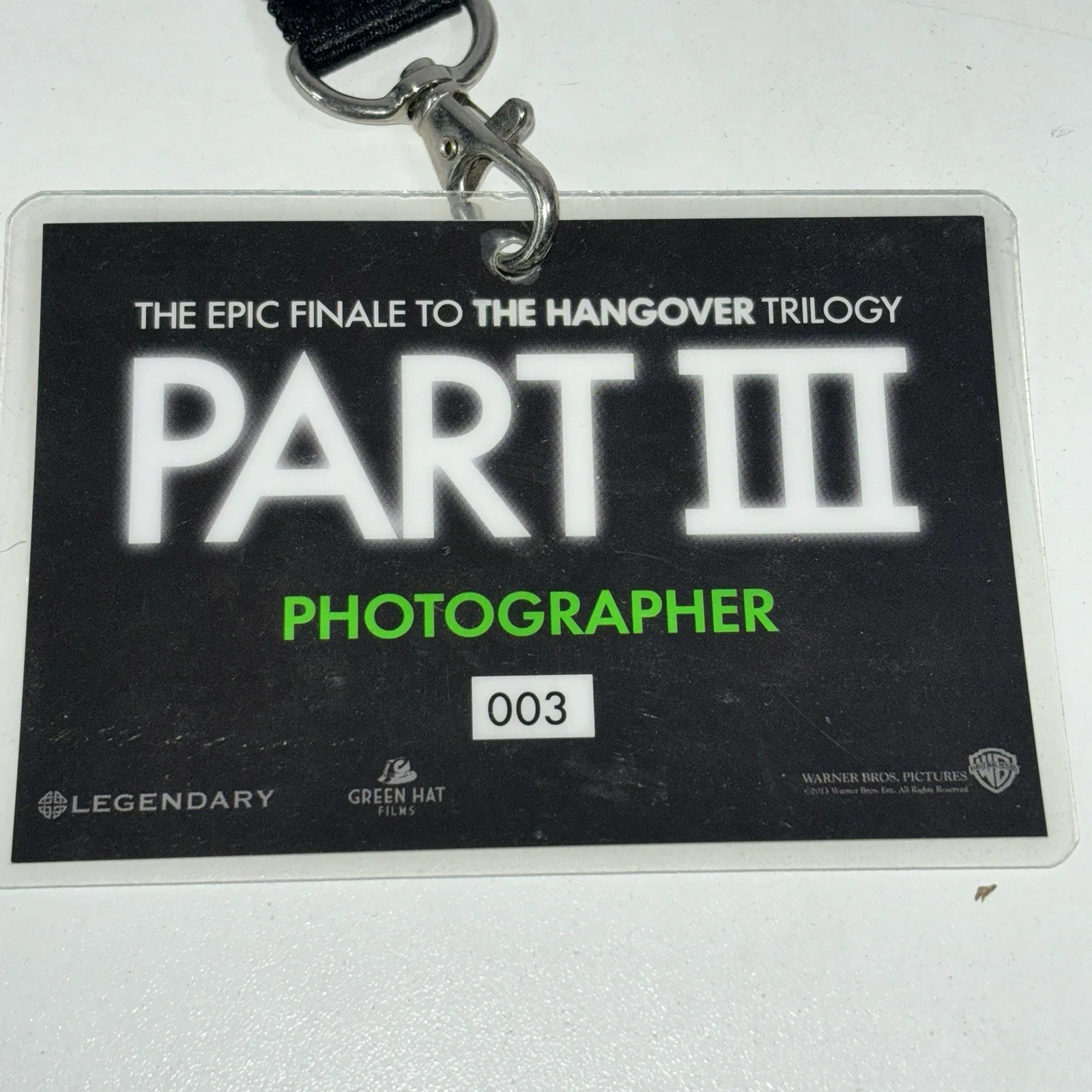 Hangover Part 3 Premiere Press Pass Media Credentials Access VIP Photographer, image 2